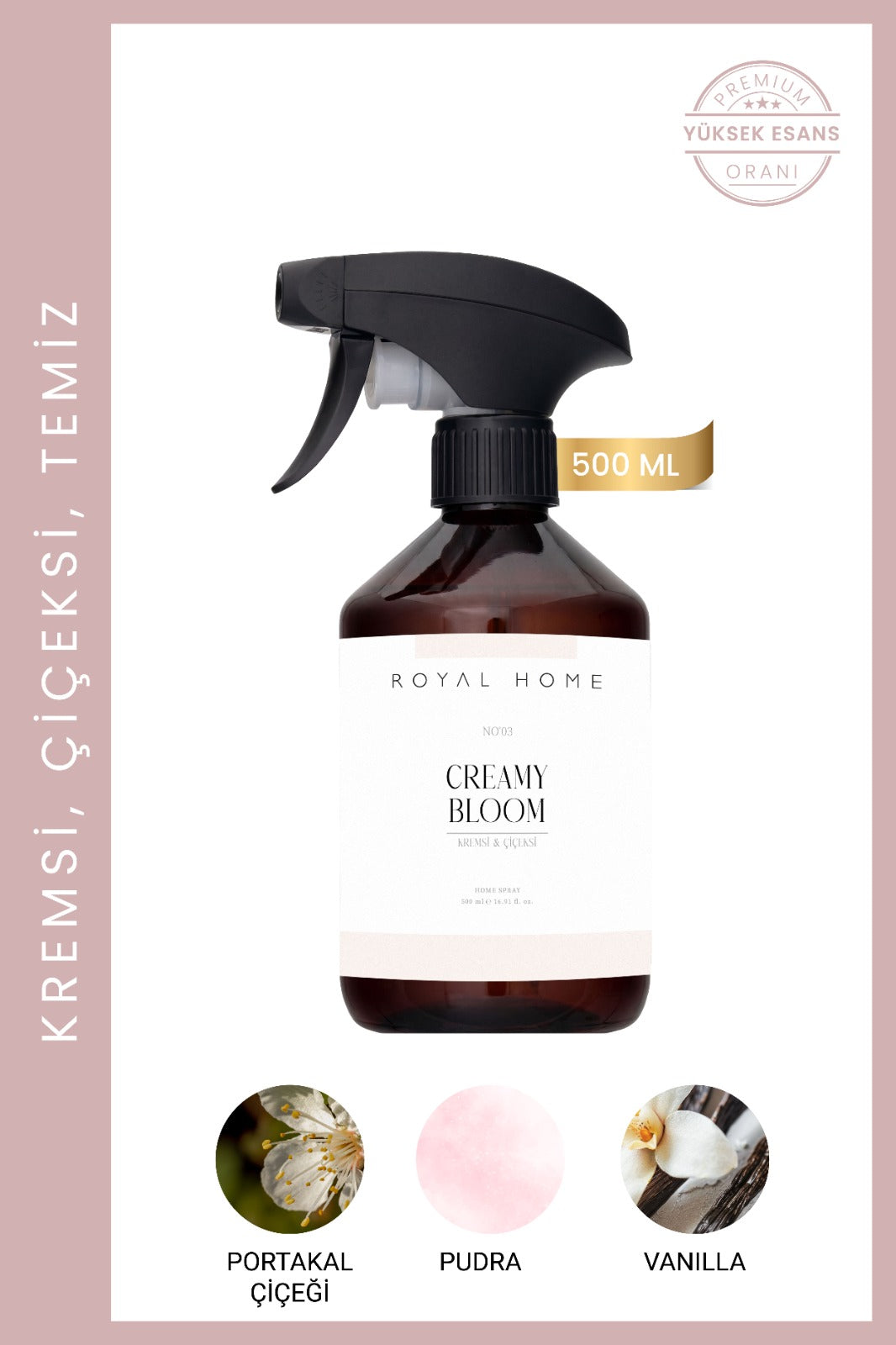 Creamy Bloom Oda Spreyi 500 ML | Çiçeksi Seri
