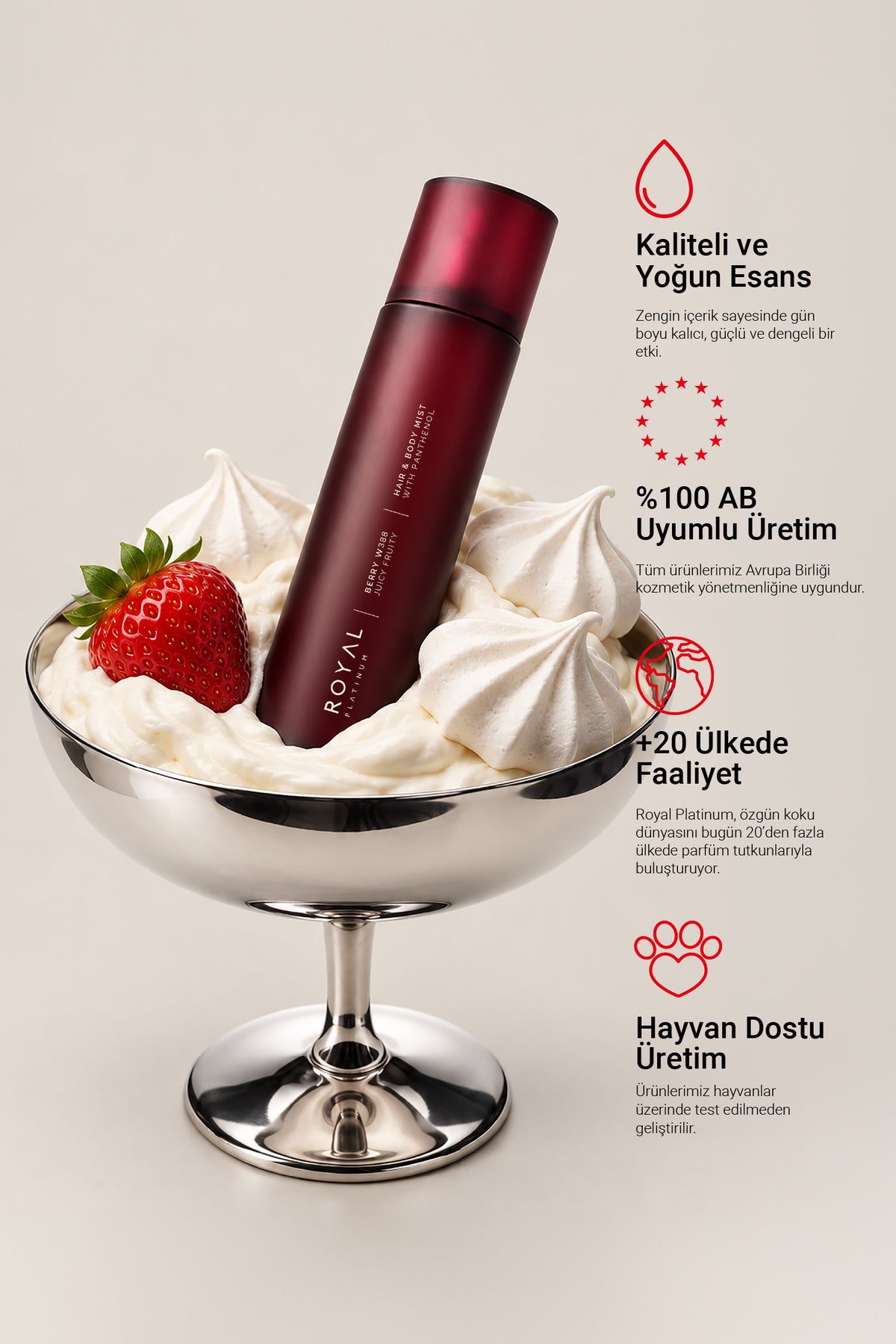 W388 Berry (Vücut ve Saç Spreyi) EDP 250 ML | Meyveli Seri
