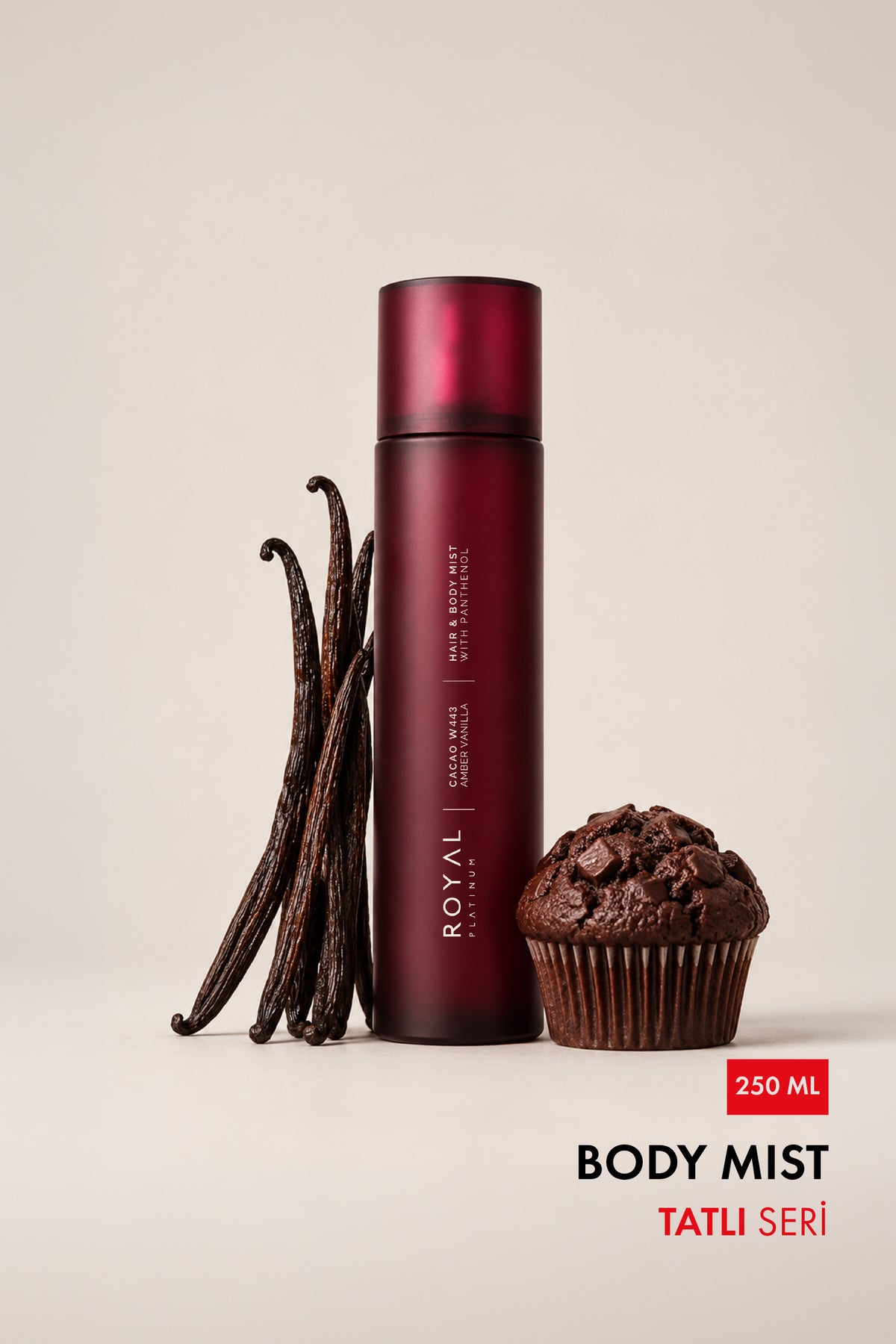 W443 Cacao (Vücut ve Saç Spreyi) EDP 250 ML | Tatlı Seri