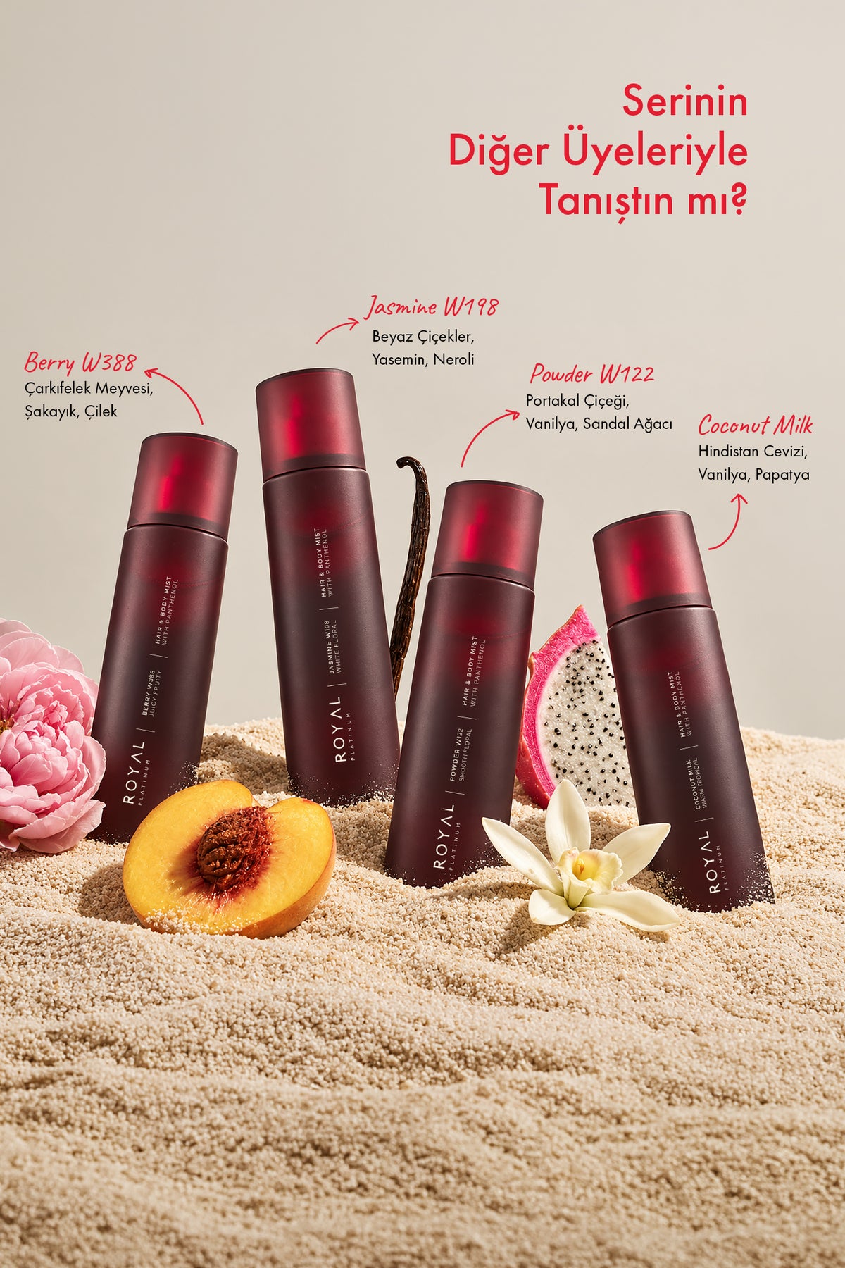 W443 Cacao (Vücut ve Saç Spreyi) EDP 250 ML | Tatlı Seri