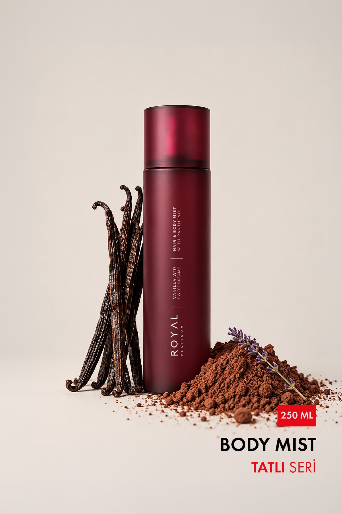 W117 Vanilla (Vücut ve Saç Spreyi) EDP 250 ML | Vanilya Serisi