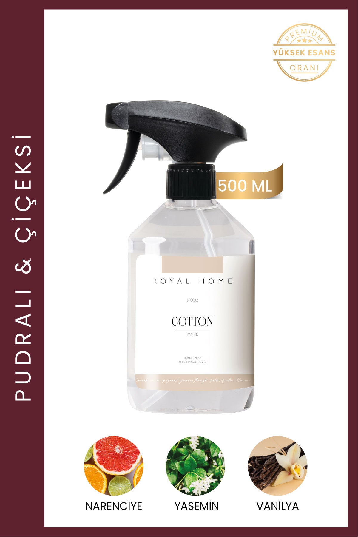 Cotton Oda Spreyi 500 ML | Tatlı Seri