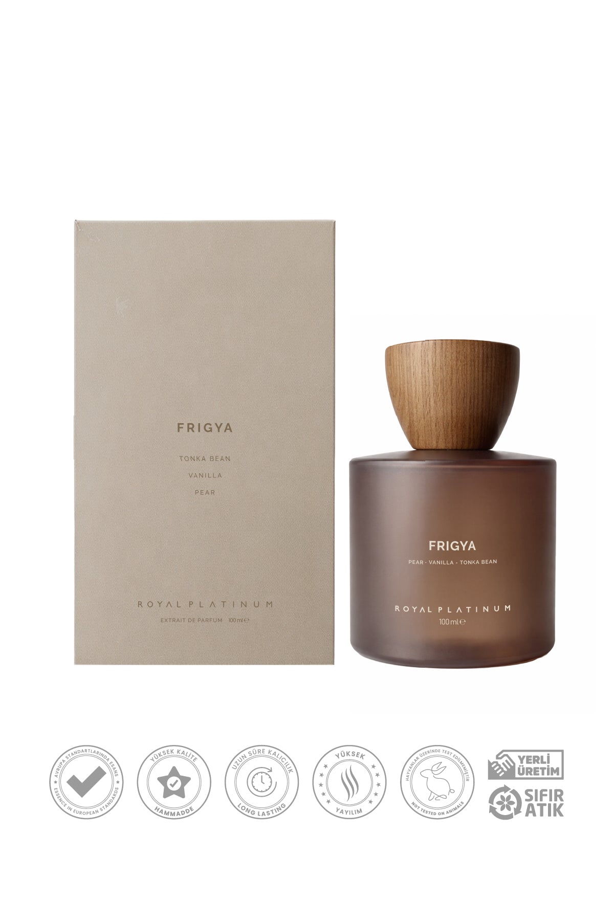 Frigya Kadın EXTRAIT DE PARFUM 100 ML Vanilya - Armut - Tonka Fasulyesi | Tatlı Seri