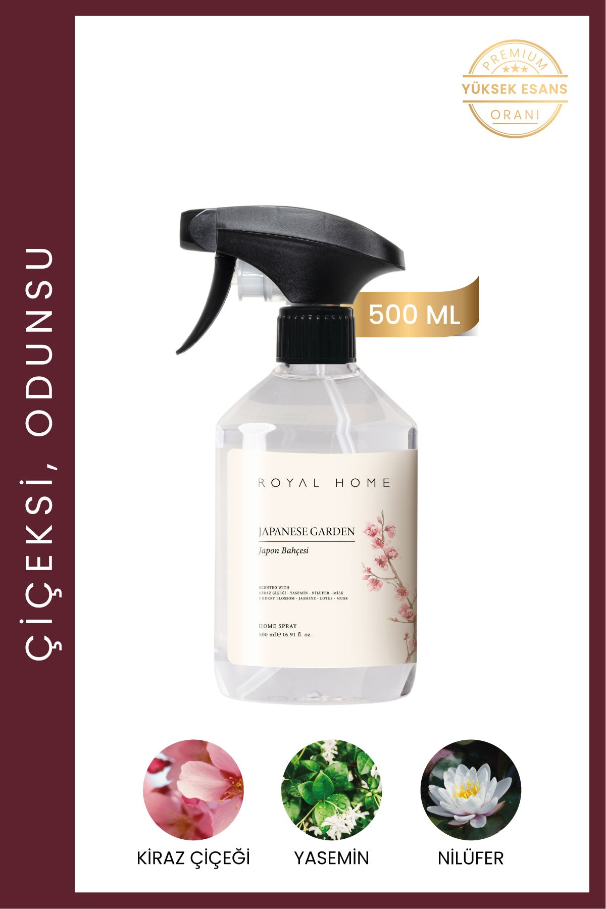 Japanese Garden Oda Spreyi 500 ML | Çiçeksi Seri