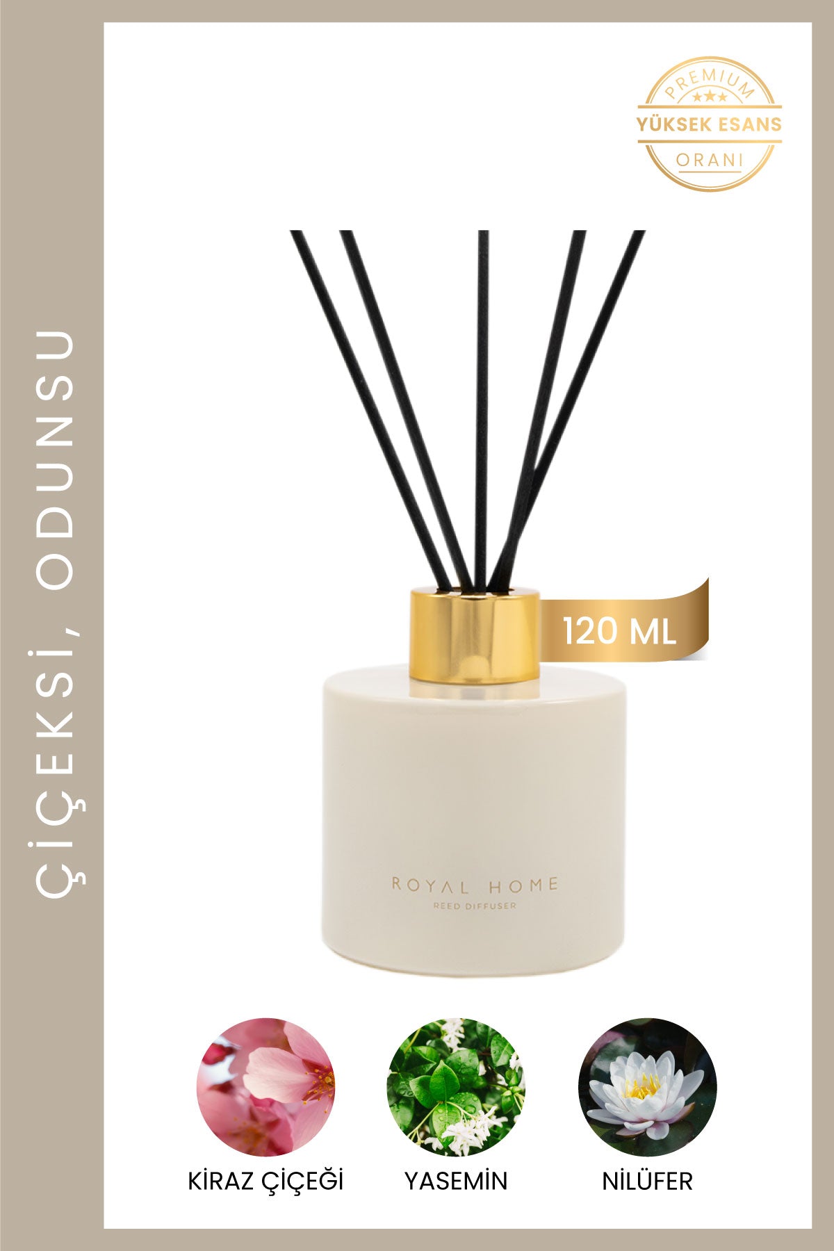 Japanese Garden Çubuklu Oda Kokusu 120 ML | Çiçeksi Seri