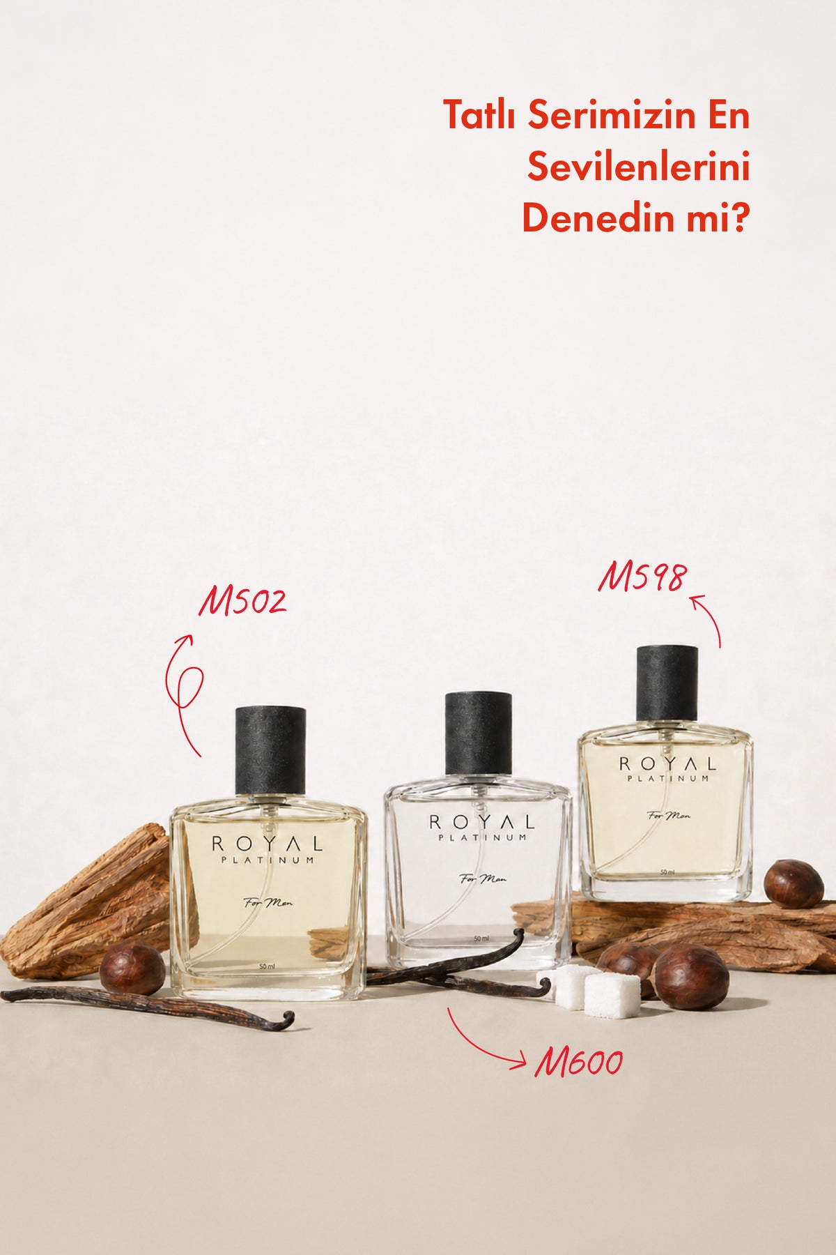 M500 Erkek Parfüm EDP 50 ML | Aromatik Seri