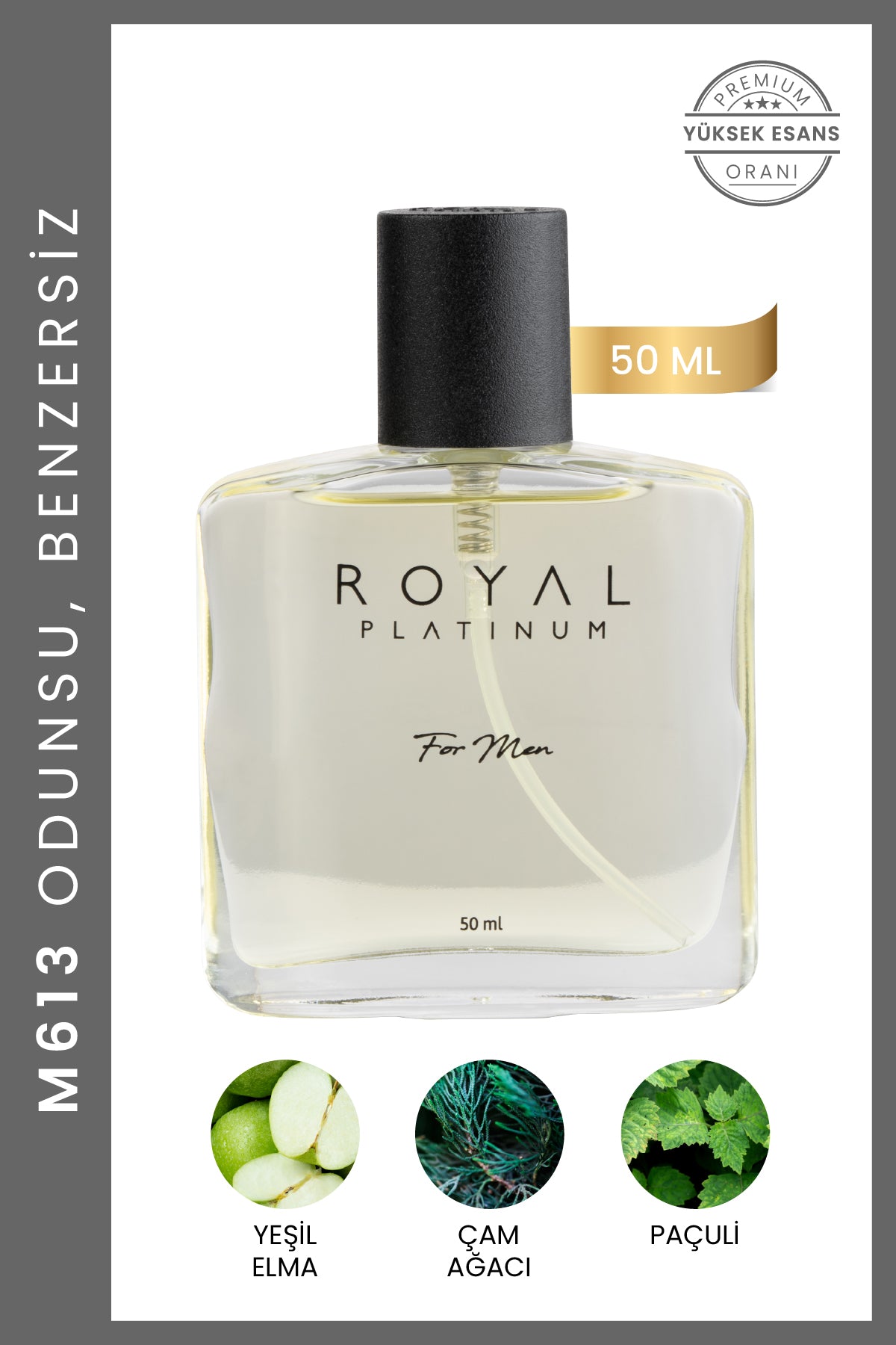 M613 Erkek Parfüm EDP 50 ML | Odunsu Seri