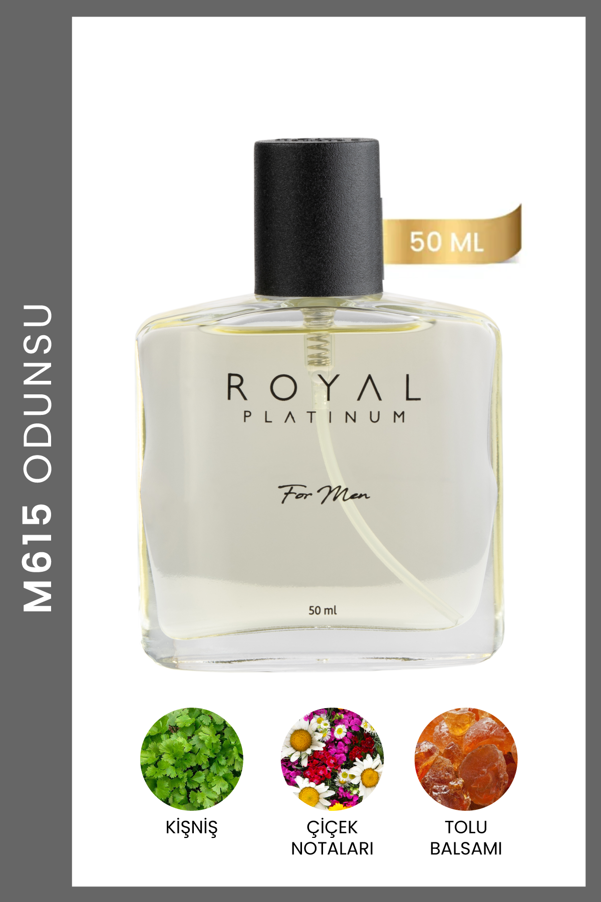 M615 Erkek Parfüm EDP 50 ML | Odunsu Seri