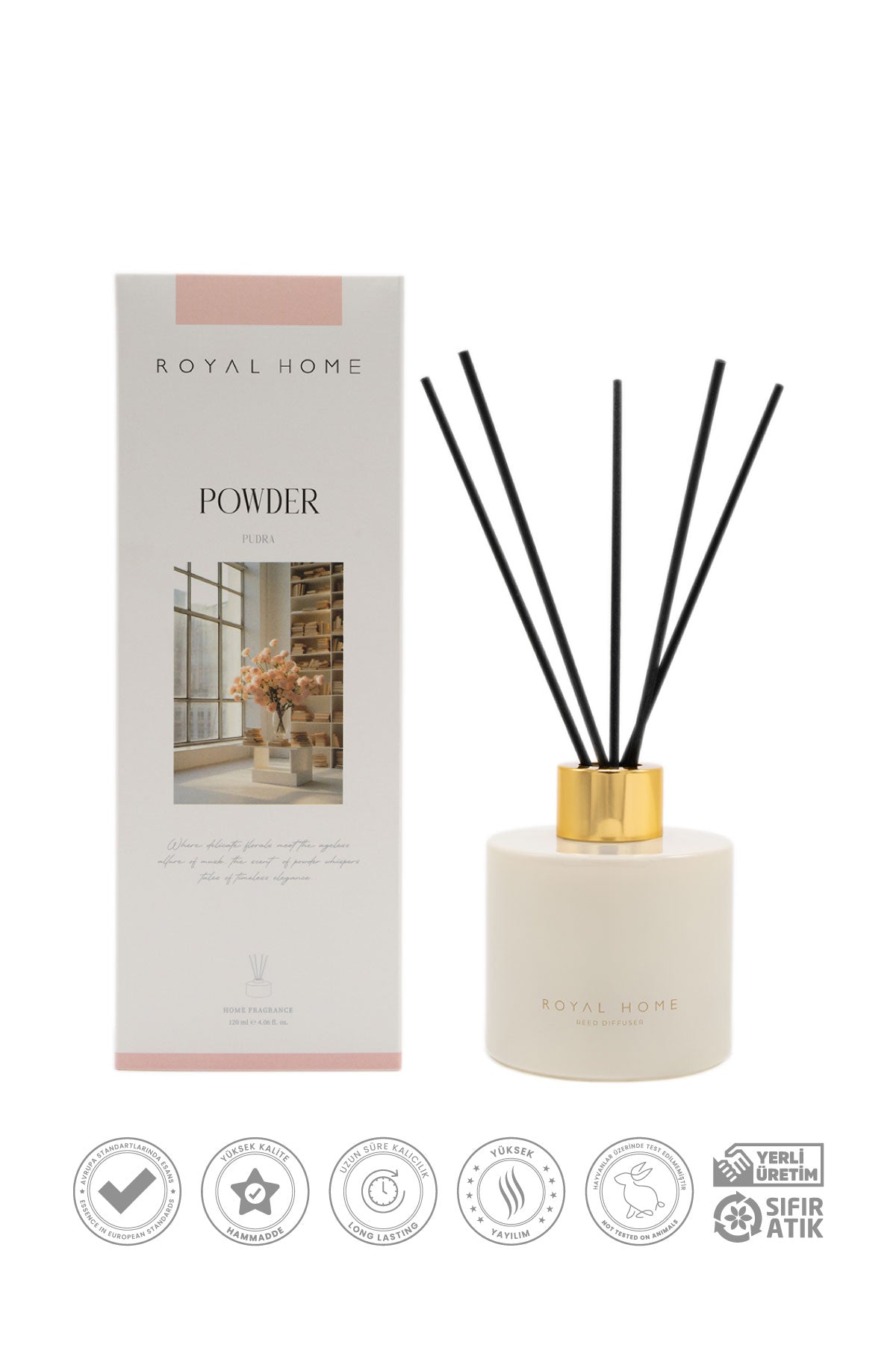 Powder Çubuklu Oda Kokusu 120 ML | Çiçeksi Seri
