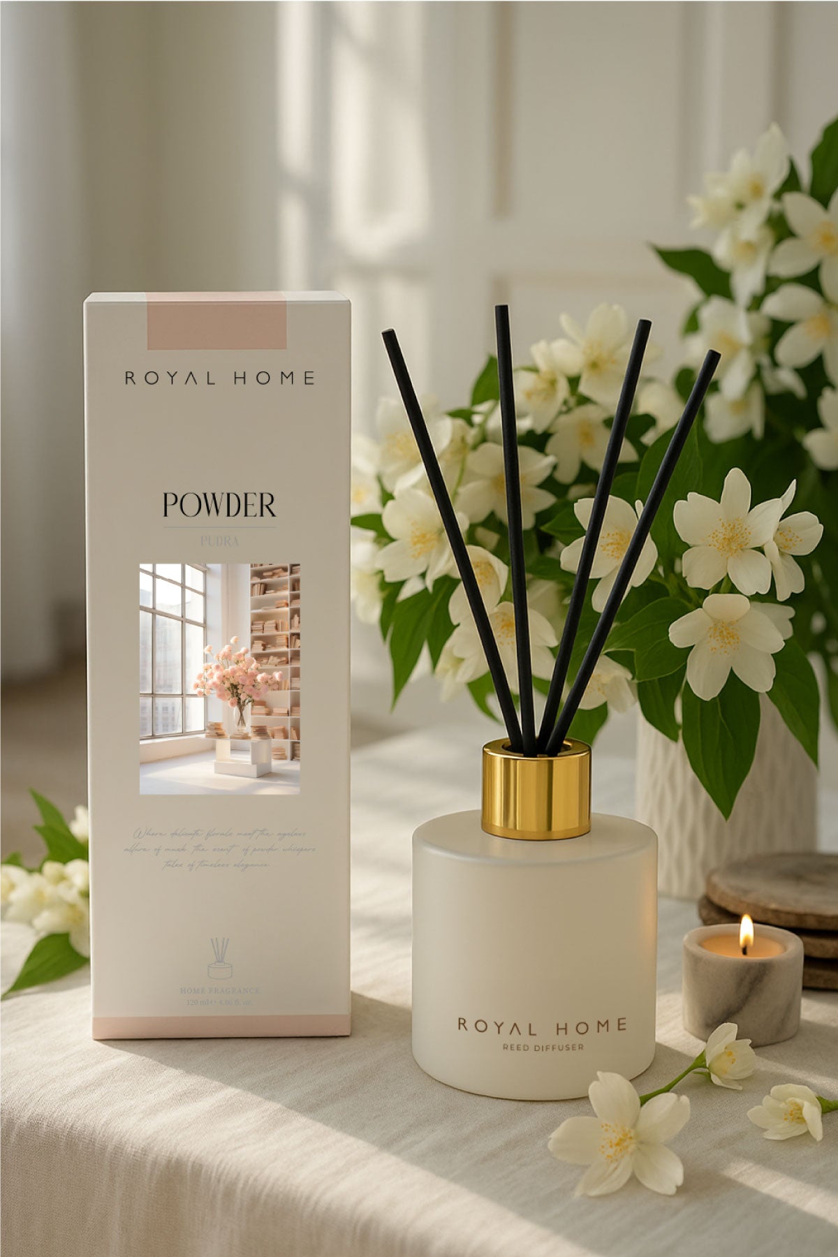 Powder Çubuklu Oda Kokusu 120 ML | Çiçeksi Seri