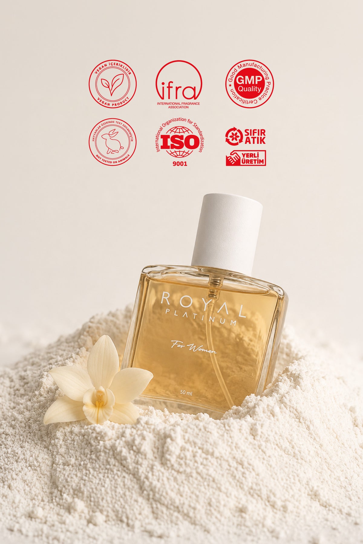 W122 Kadın Parfüm EDP 50 ML | Vanilya Serisi