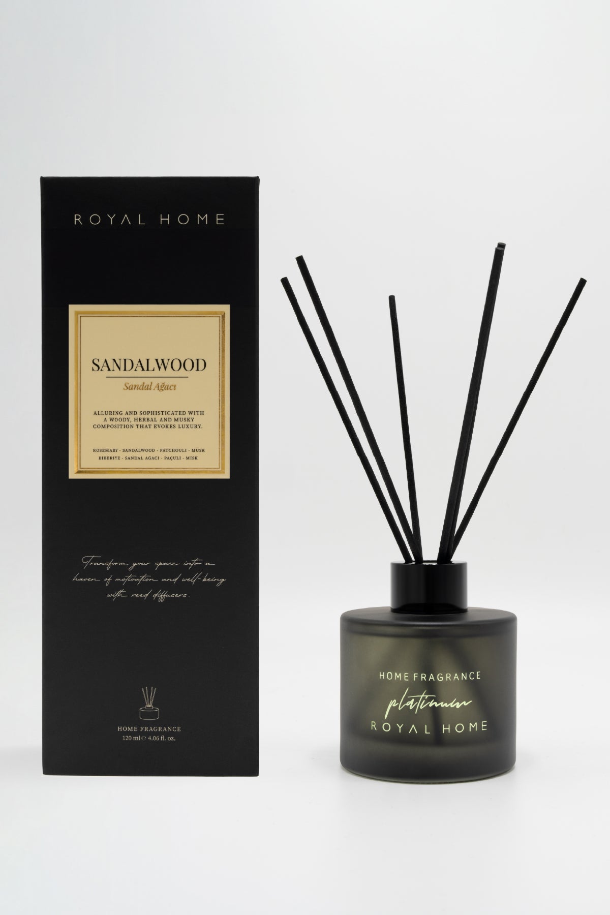 Sandal Wood Çubuklu Oda Kokusu 120 ML | Odunsu Seri