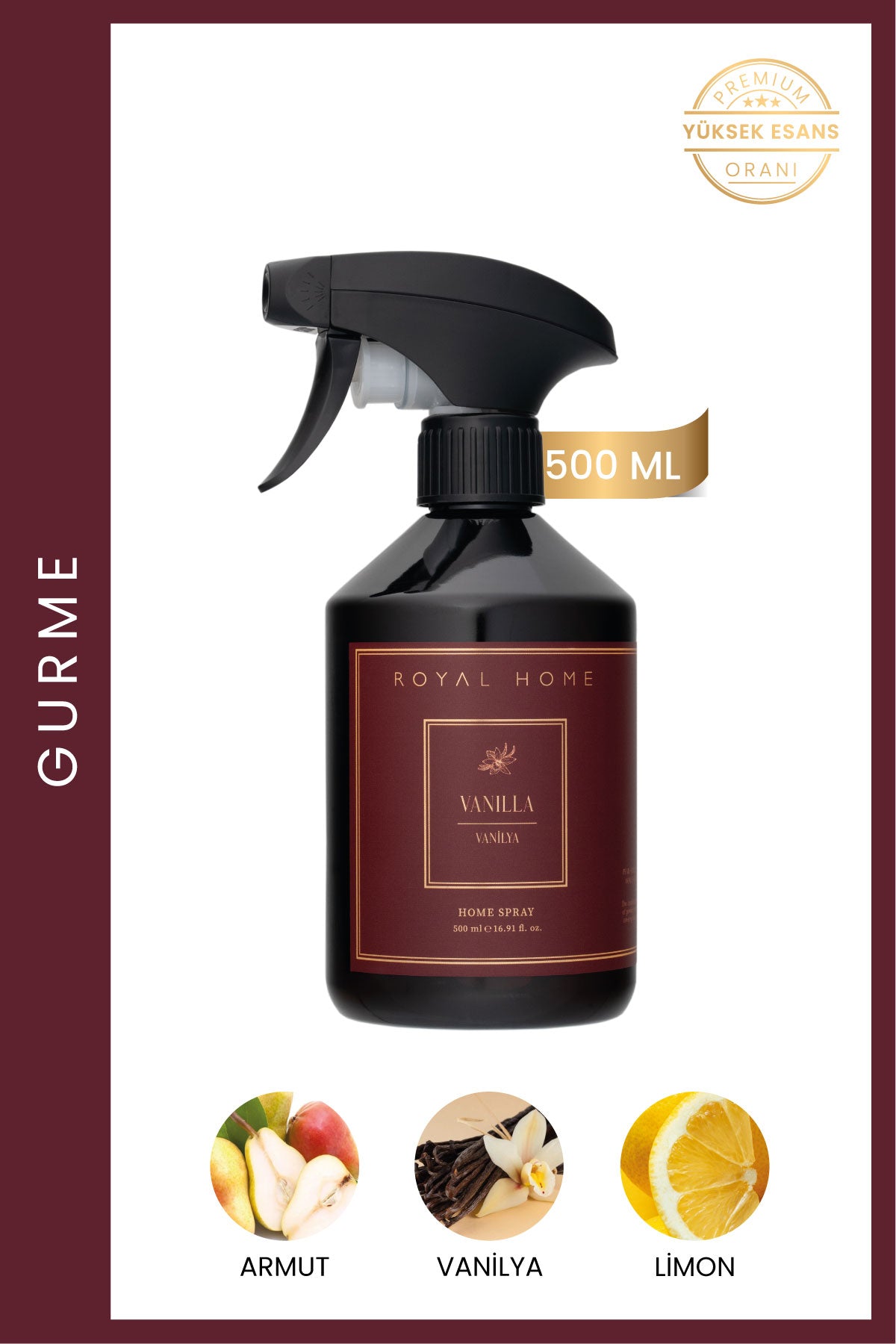 Vanilla Oda Spreyi 500 ML | Tatlı Seri