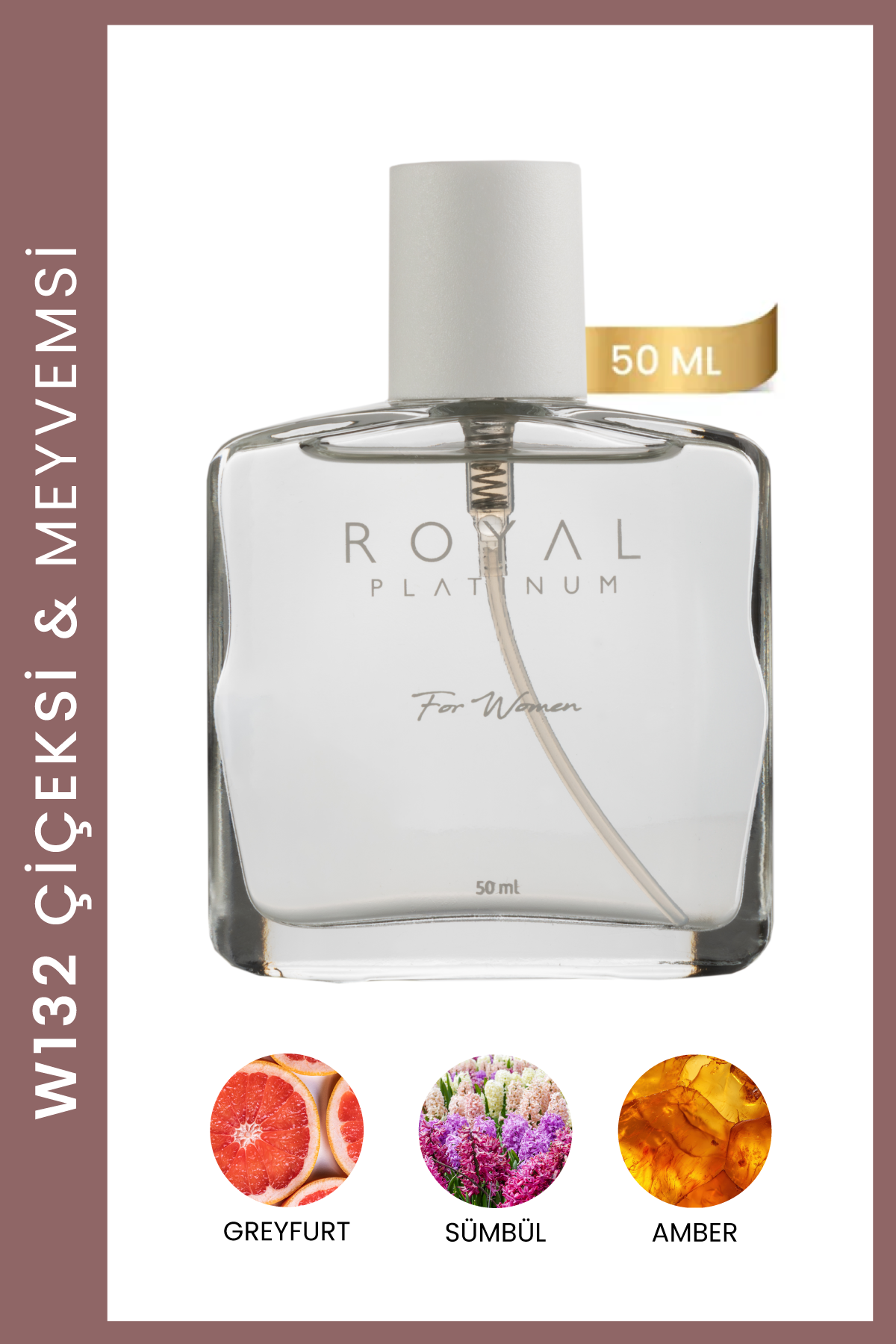 W132 Kadın Parfüm EDP 50 ML | Çiçeksi Seri