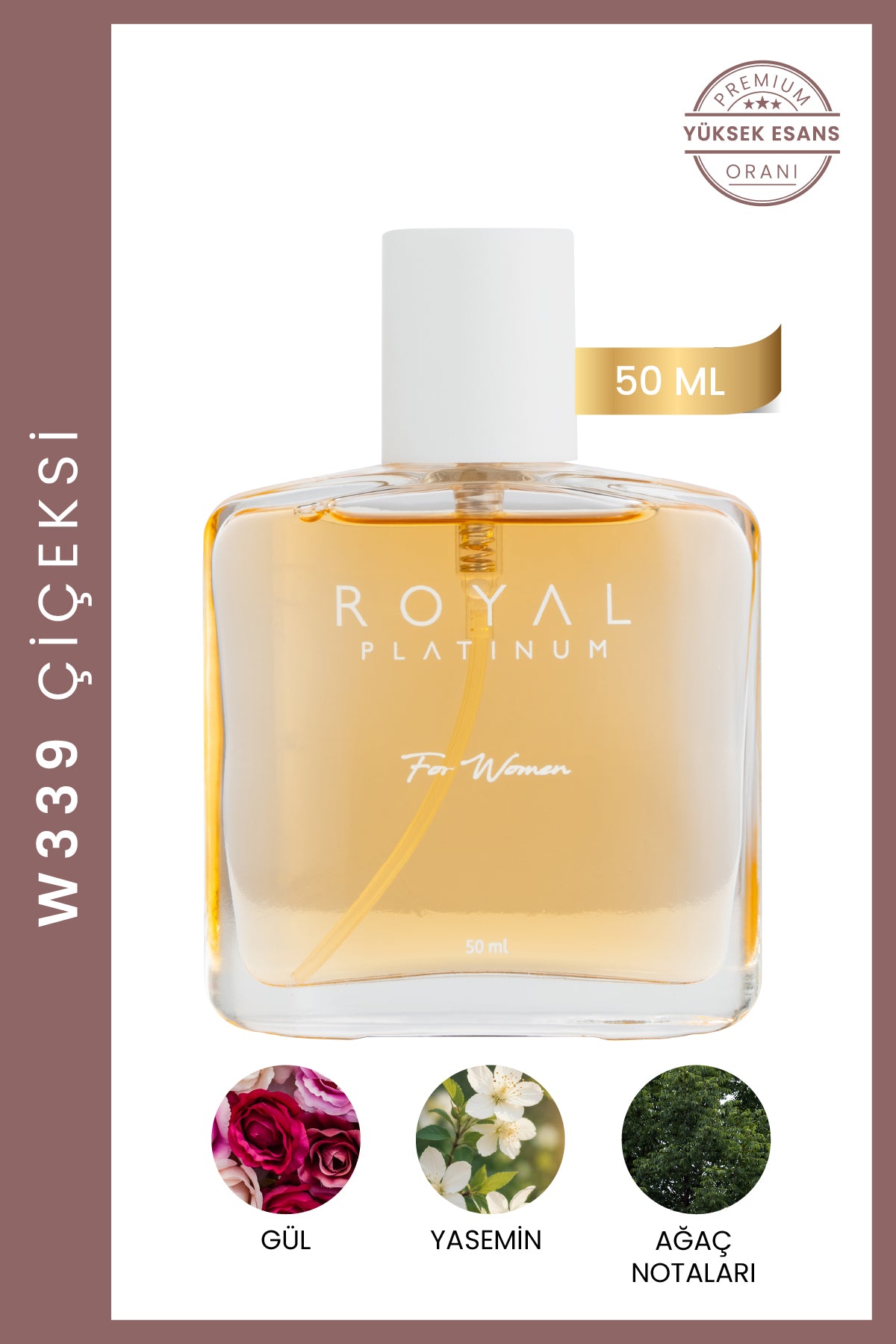 W339 Kadın Parfüm EDP 50 ML | Çiçeksi Seri