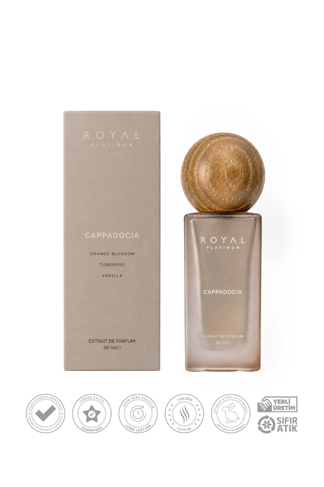 Cappadocia Kadın EXTRAIT DE PARFUM 30 ML Portakal Çiçeği - Vanilya - Sümbülteber | Tatlı Seri