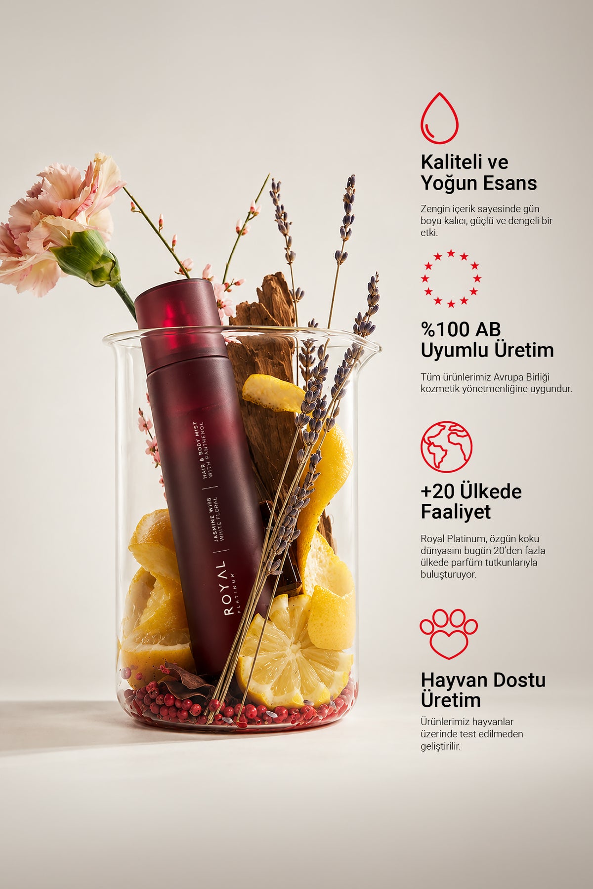 W198 Jasmine (Vücut ve Saç Spreyi) EDP 250 ML | Çiçeksi Seri