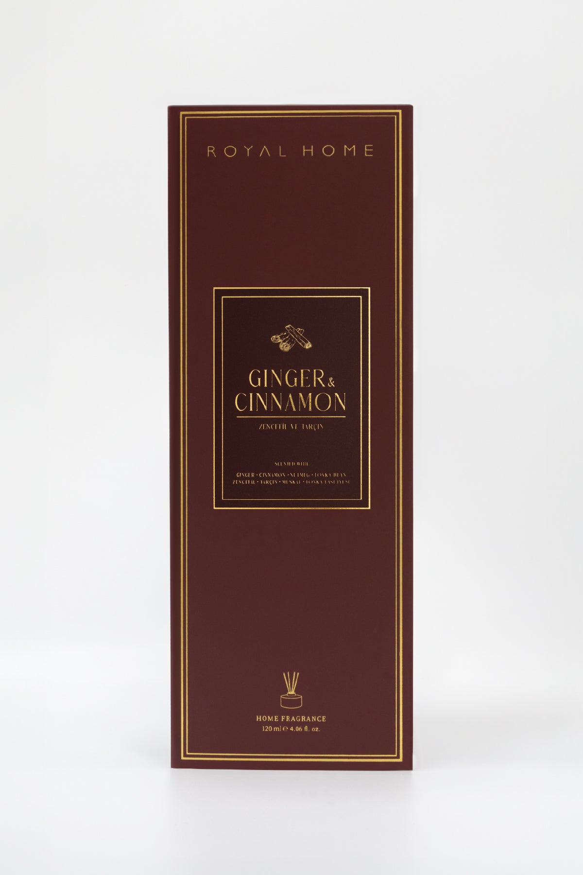 Cinnamon & Ginger Çubuklu Oda Kokusu 120 ML | Oryantal Seri
