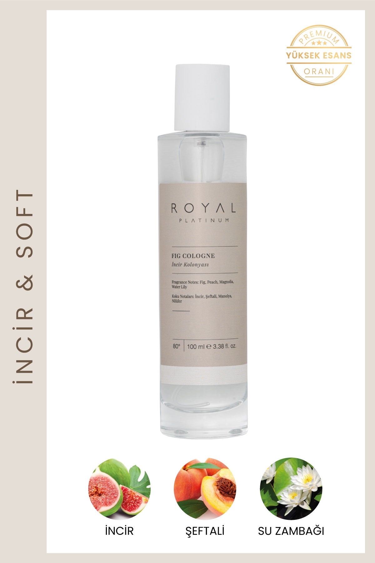 İncir Kolonya 100 ML | Meyveli Seri