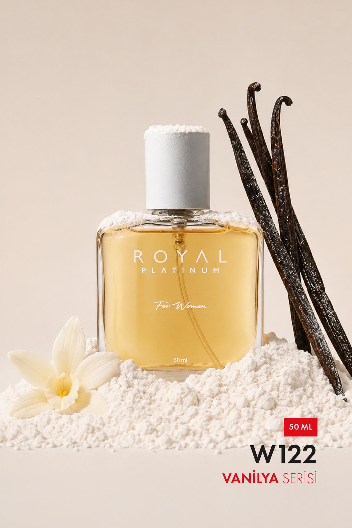 W122 Kadın Parfüm EDP 50 ML | Vanilya Serisi