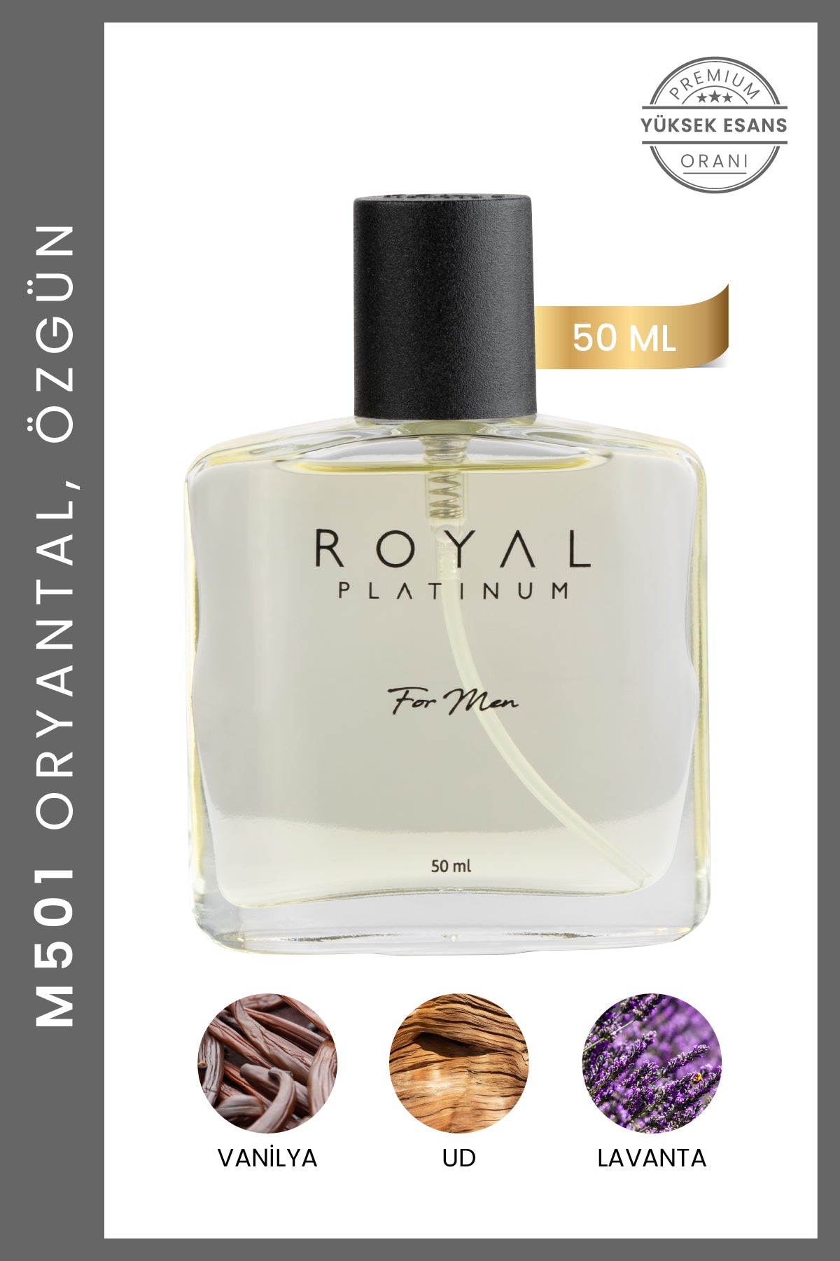 M501 Erkek Parfüm EDP 50 ML | Oryantal Seri