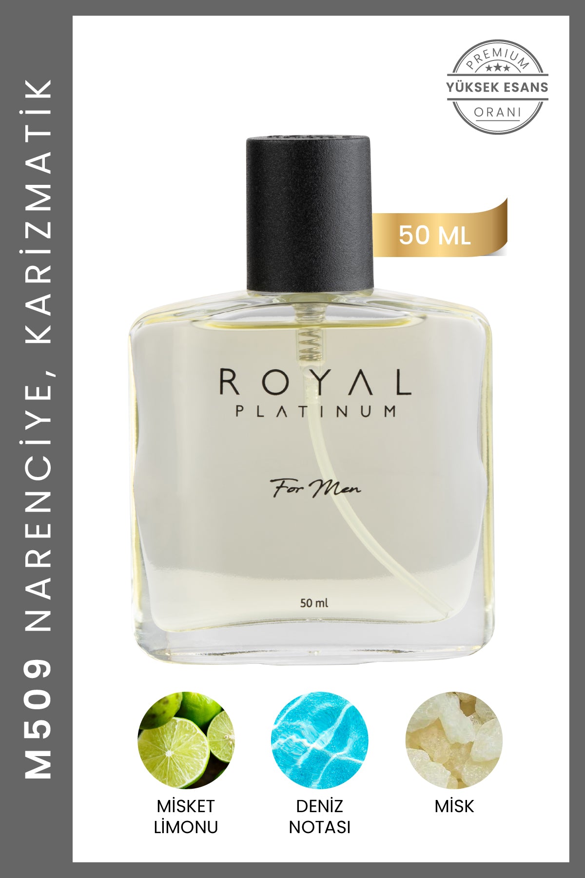 M509 Erkek Parfüm EDP 50 ML | Ferah Seri