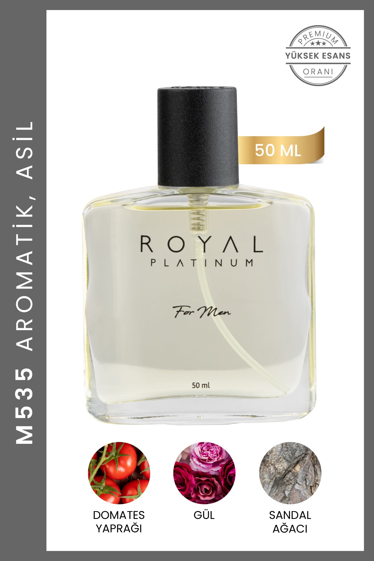 M535 Erkek Parfüm EDP 50 ML | Odunsu Seri