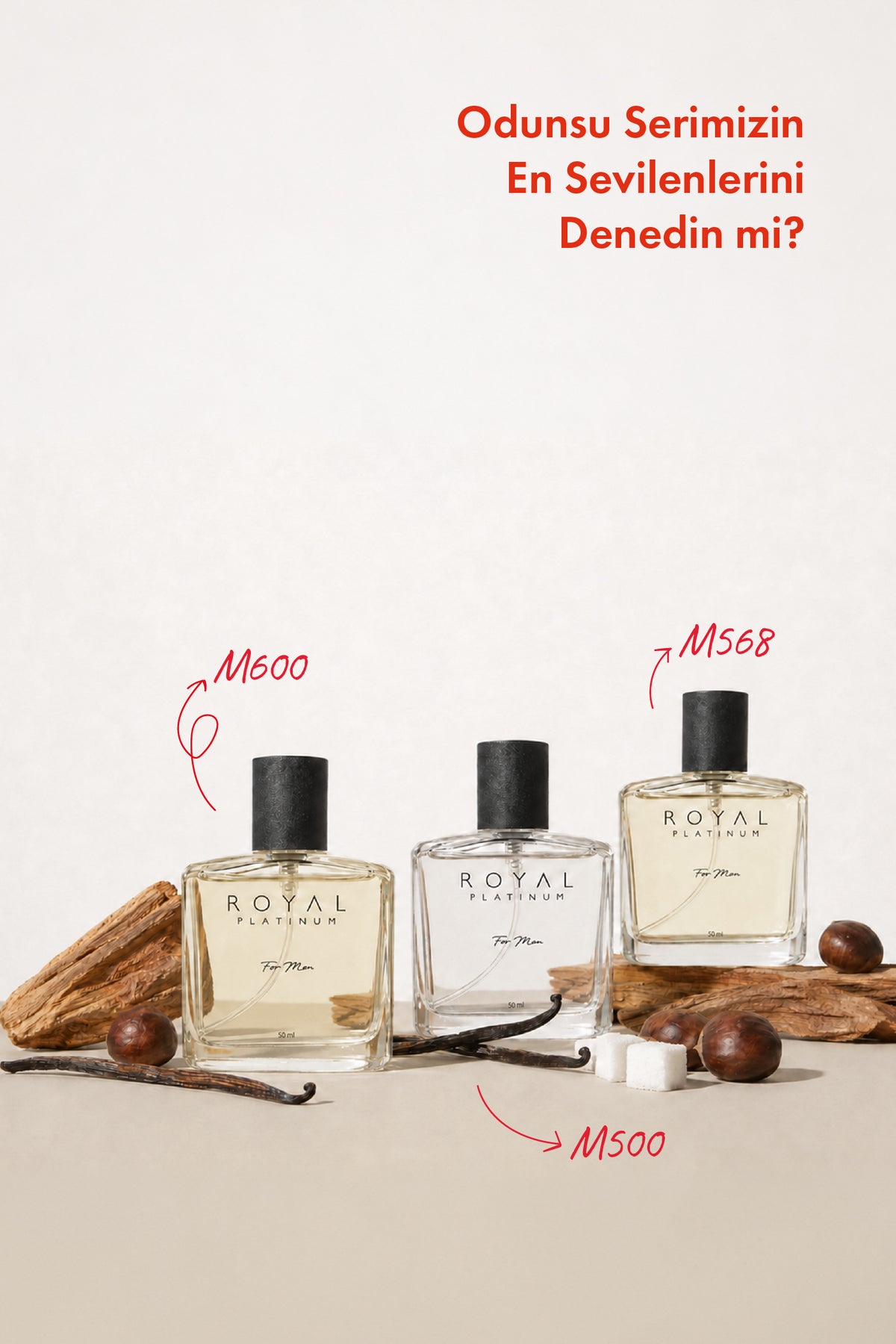 M587 Erkek Parfüm EDP 50 ML | Odunsu Seri