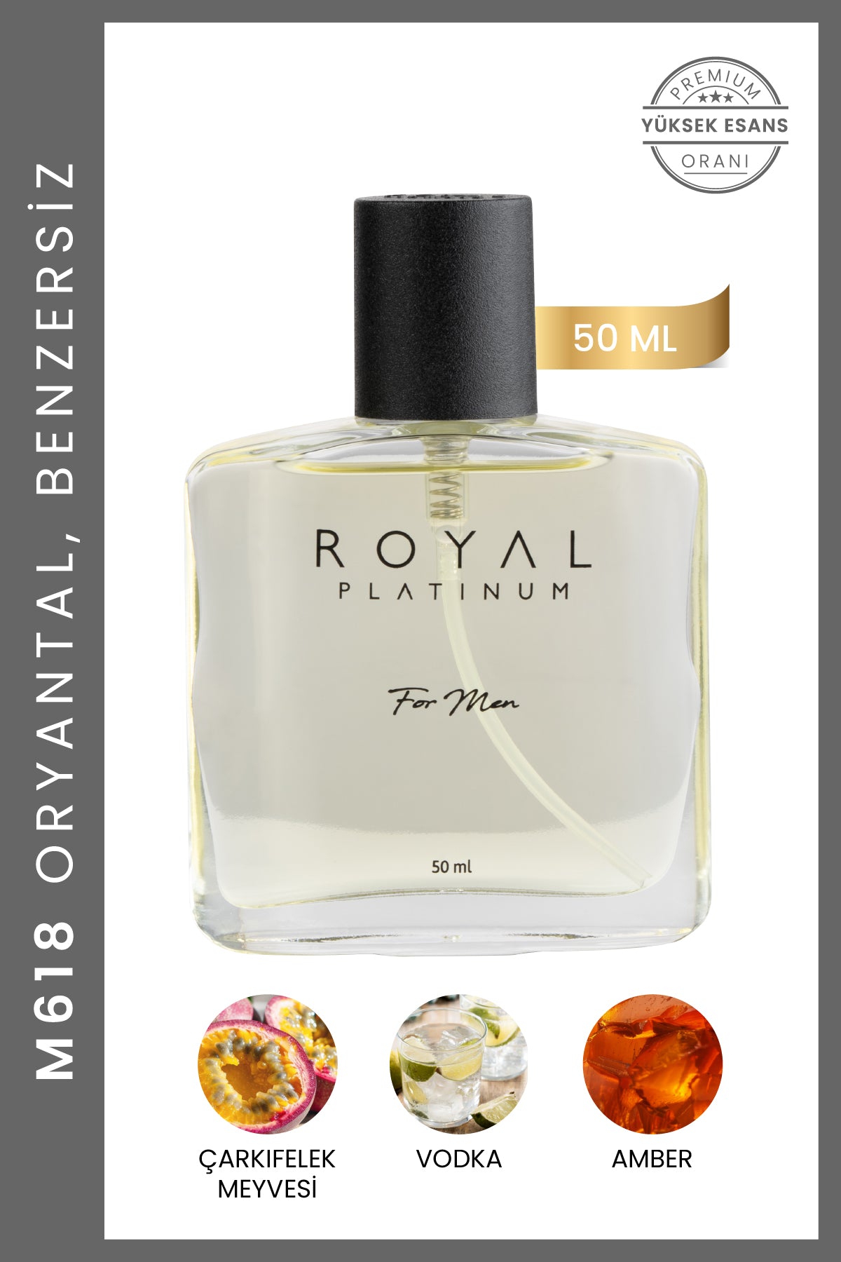 M618 Erkek Parfüm EDP 50 ML | Oryantal Seri