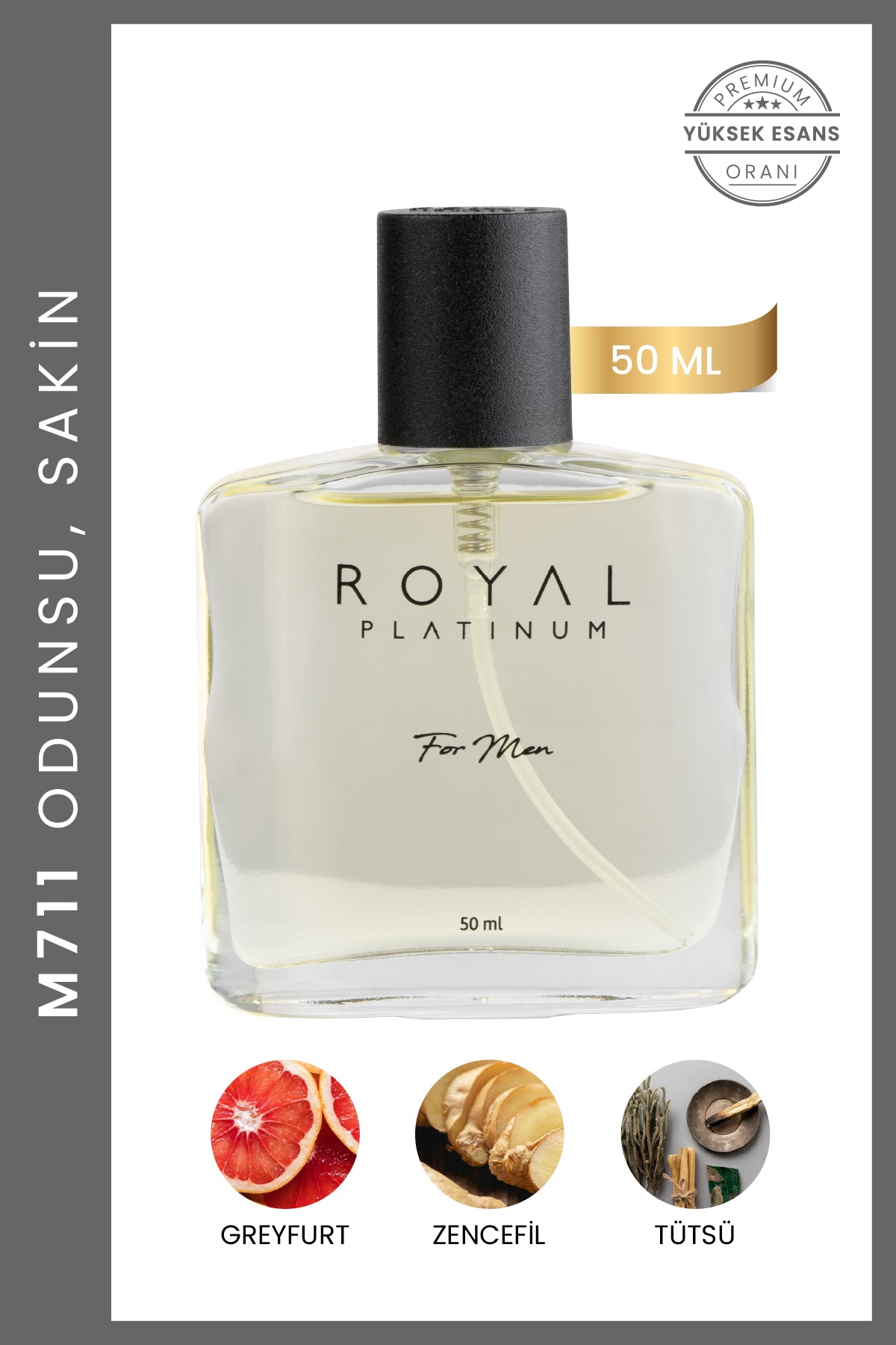 M711 Erkek Parfüm EDP 50 ML | Ferah Seri
