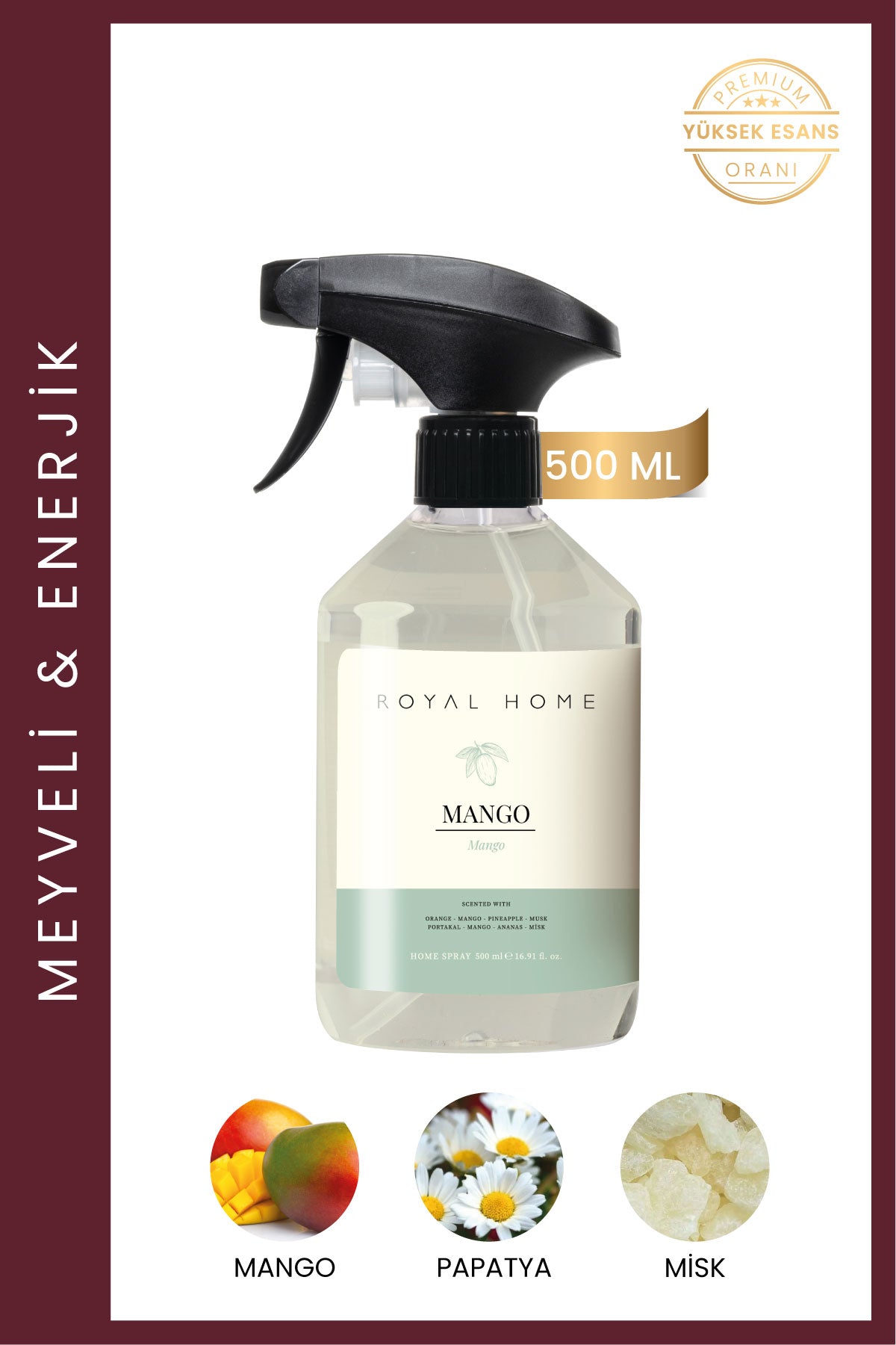 Mango Oda Spreyi 500 ML | Meyveli Seri