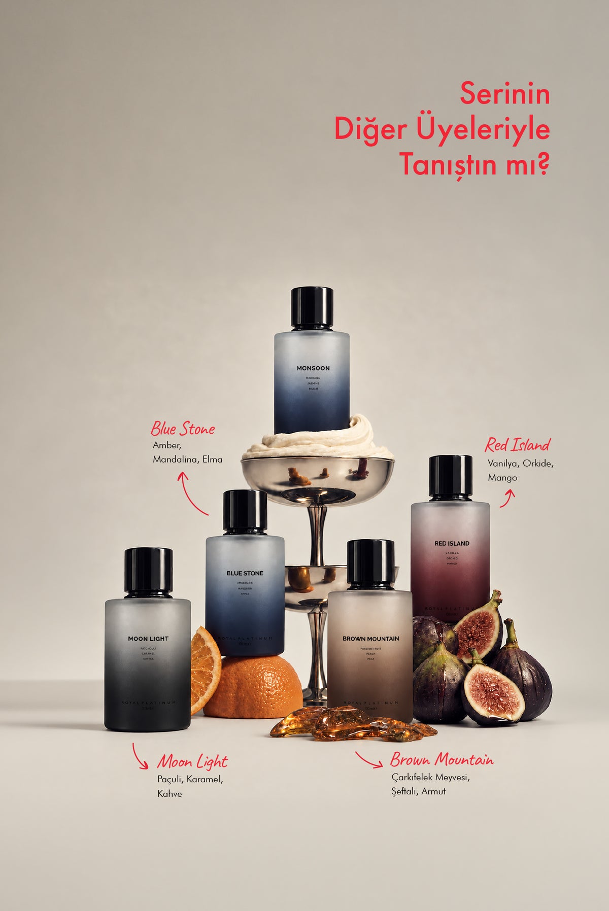 Monsoon Unisex EXTRAIT DE PARFUM 100 ML Şeftali - Kadife Çiçeği - Yasemin | Meyveli Seri