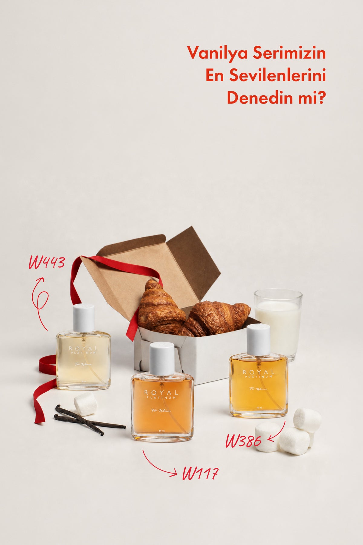 W122 Kadın Parfüm EDP 50 ML | Vanilya Serisi