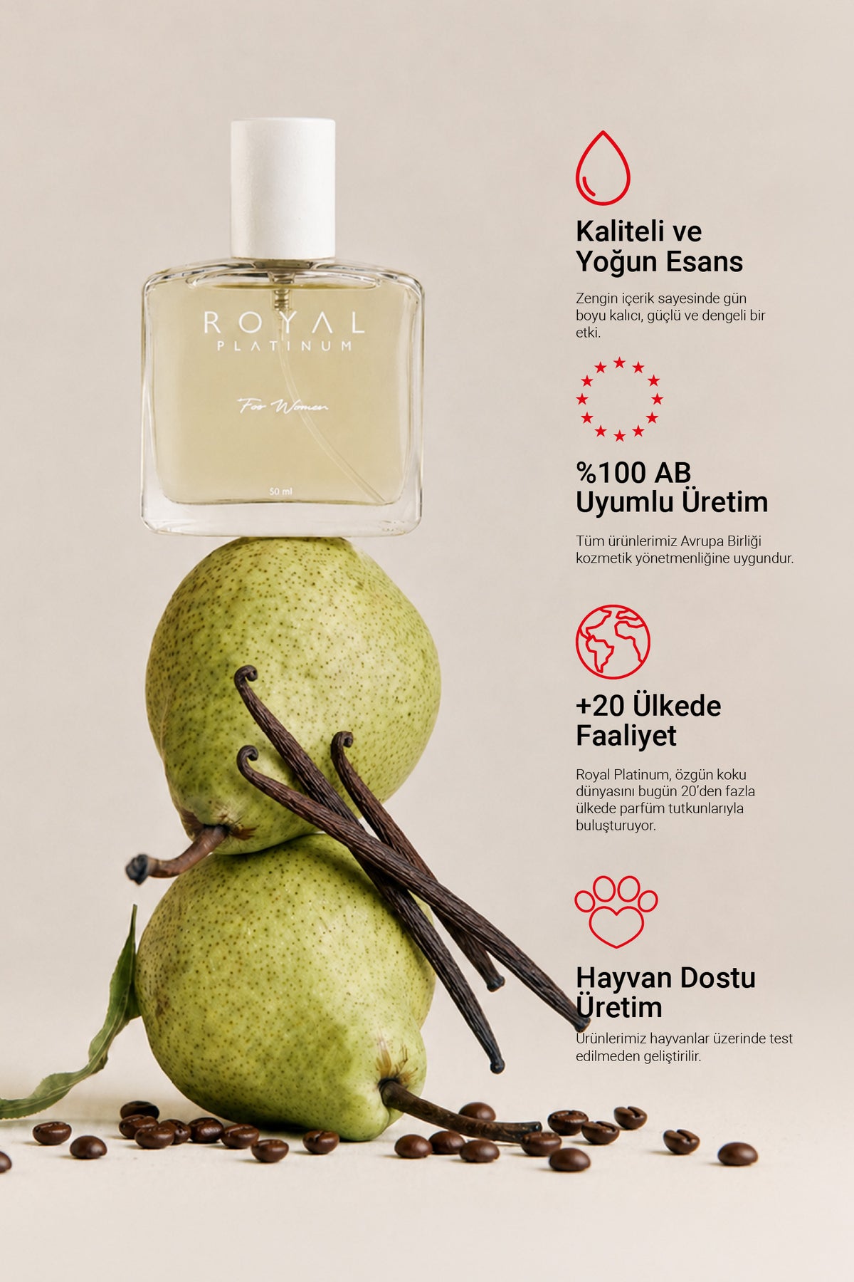 W226 Kadın Parfüm EDP 50 ML | Tatlı Seri