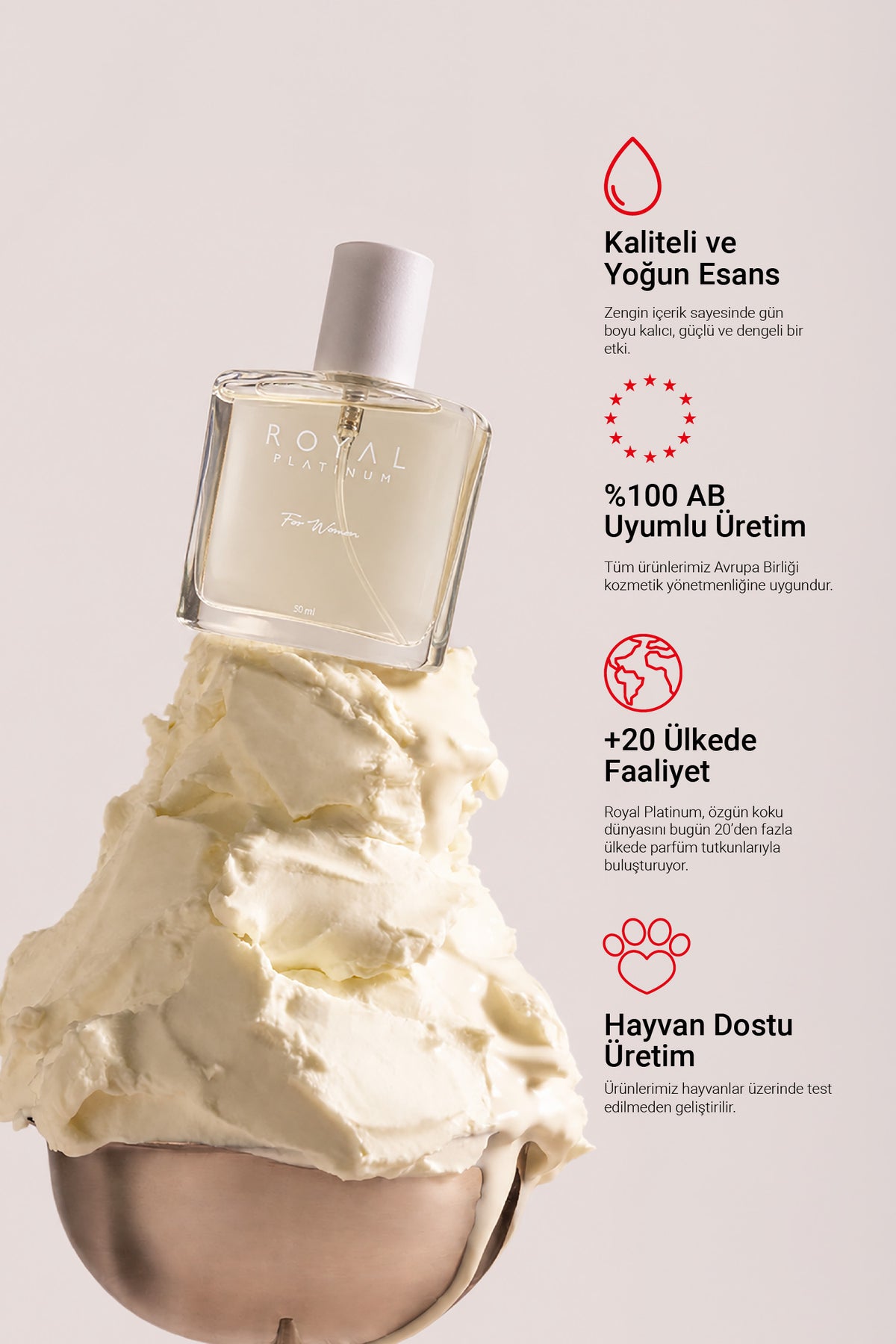 W443 Kadın Parfüm EDP 50 ML | Tatlı Seri