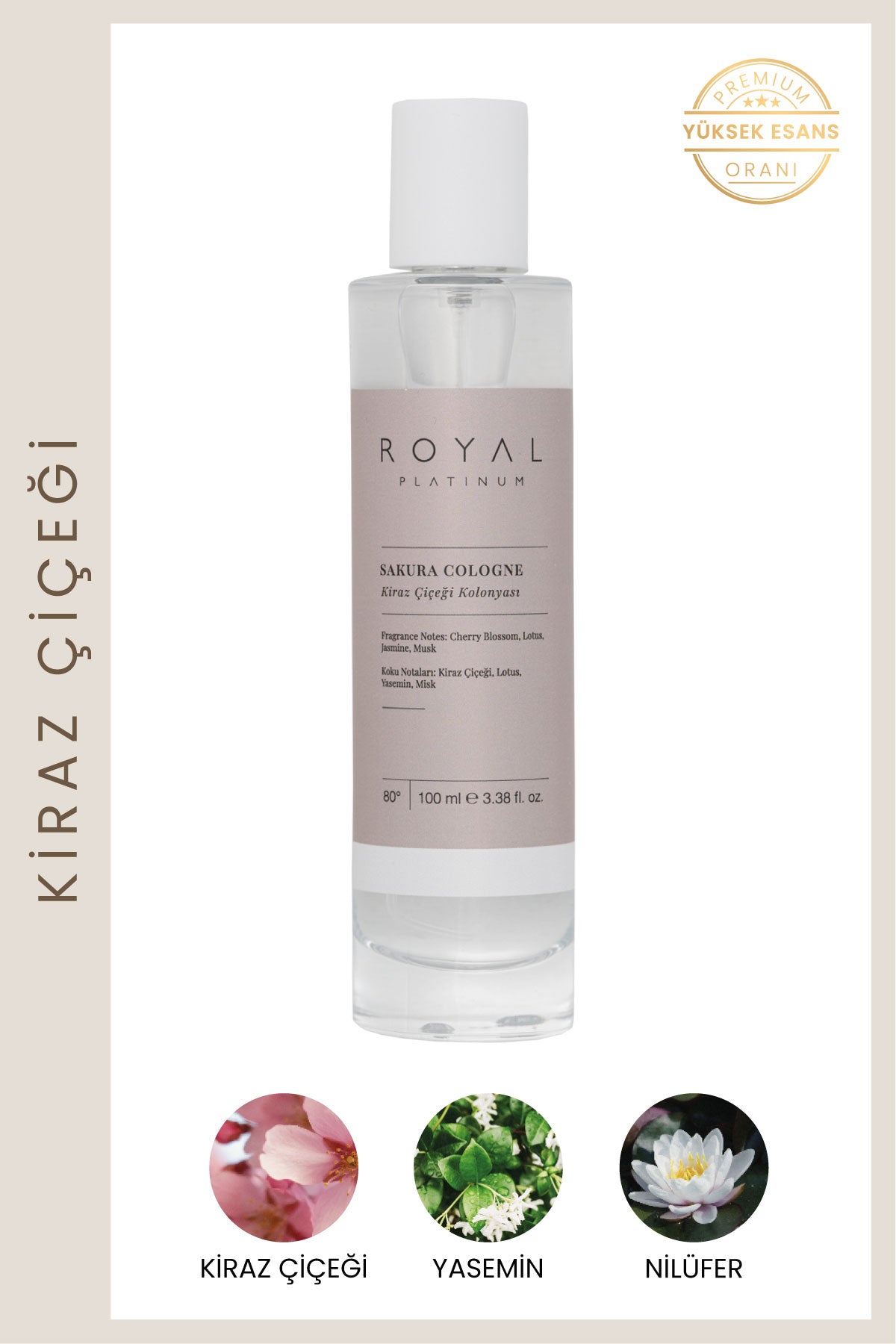Sakura Kolonya 100 ML | Çiçeksi Seri