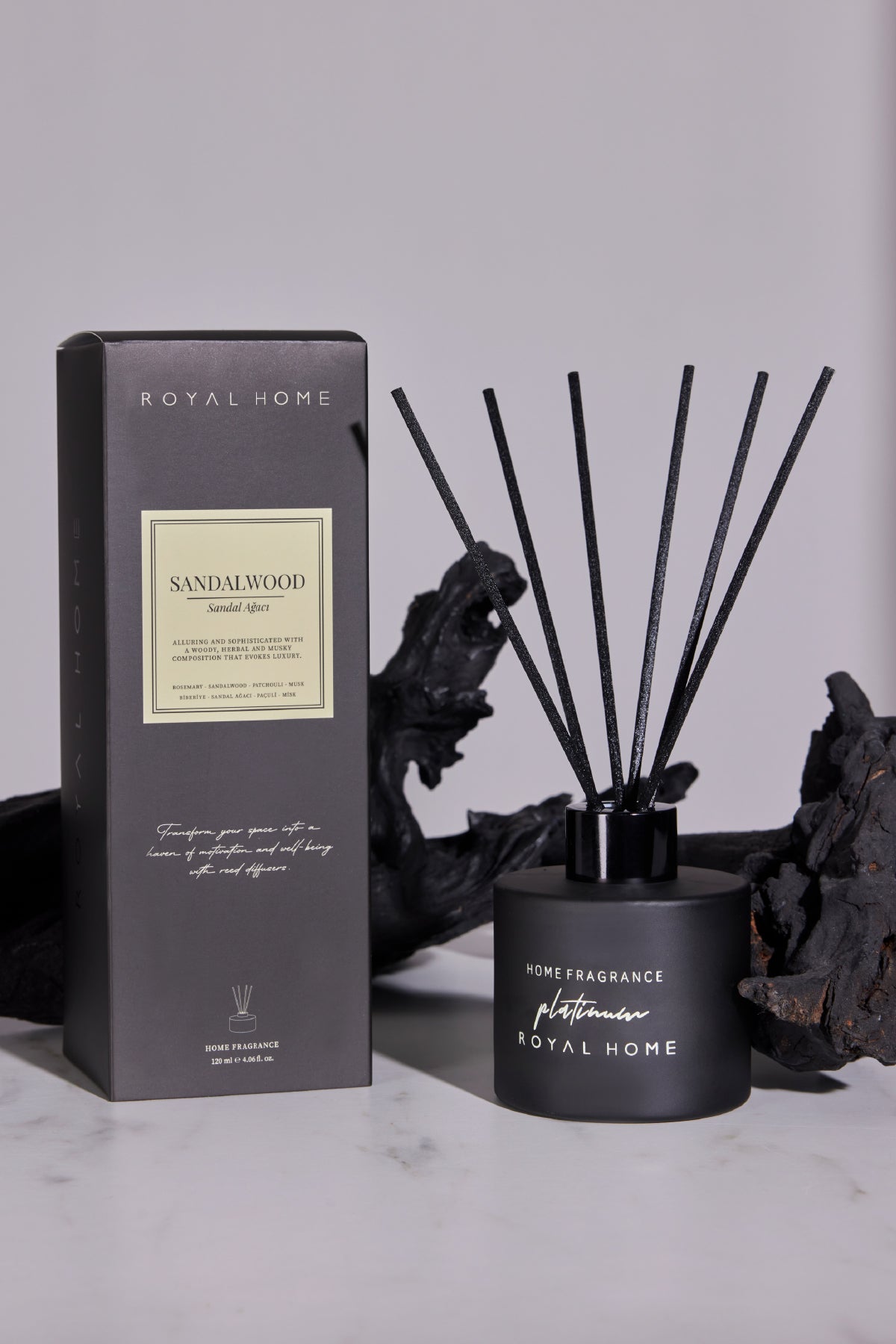 Sandal Wood Çubuklu Oda Kokusu 120 ML | Odunsu Seri