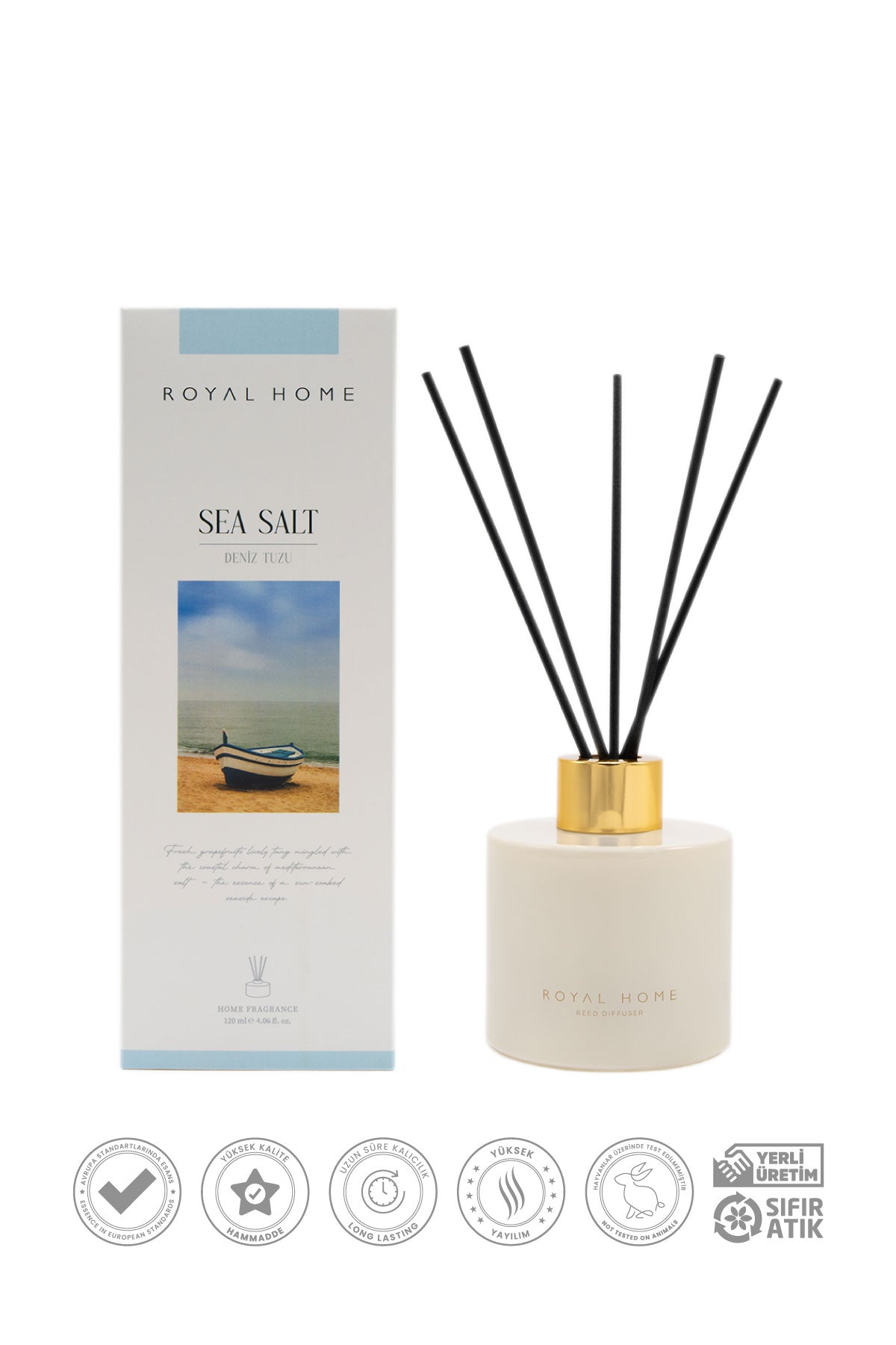 Sea Salt Çubuklu Oda Kokusu 120 ML | Ferah Seri
