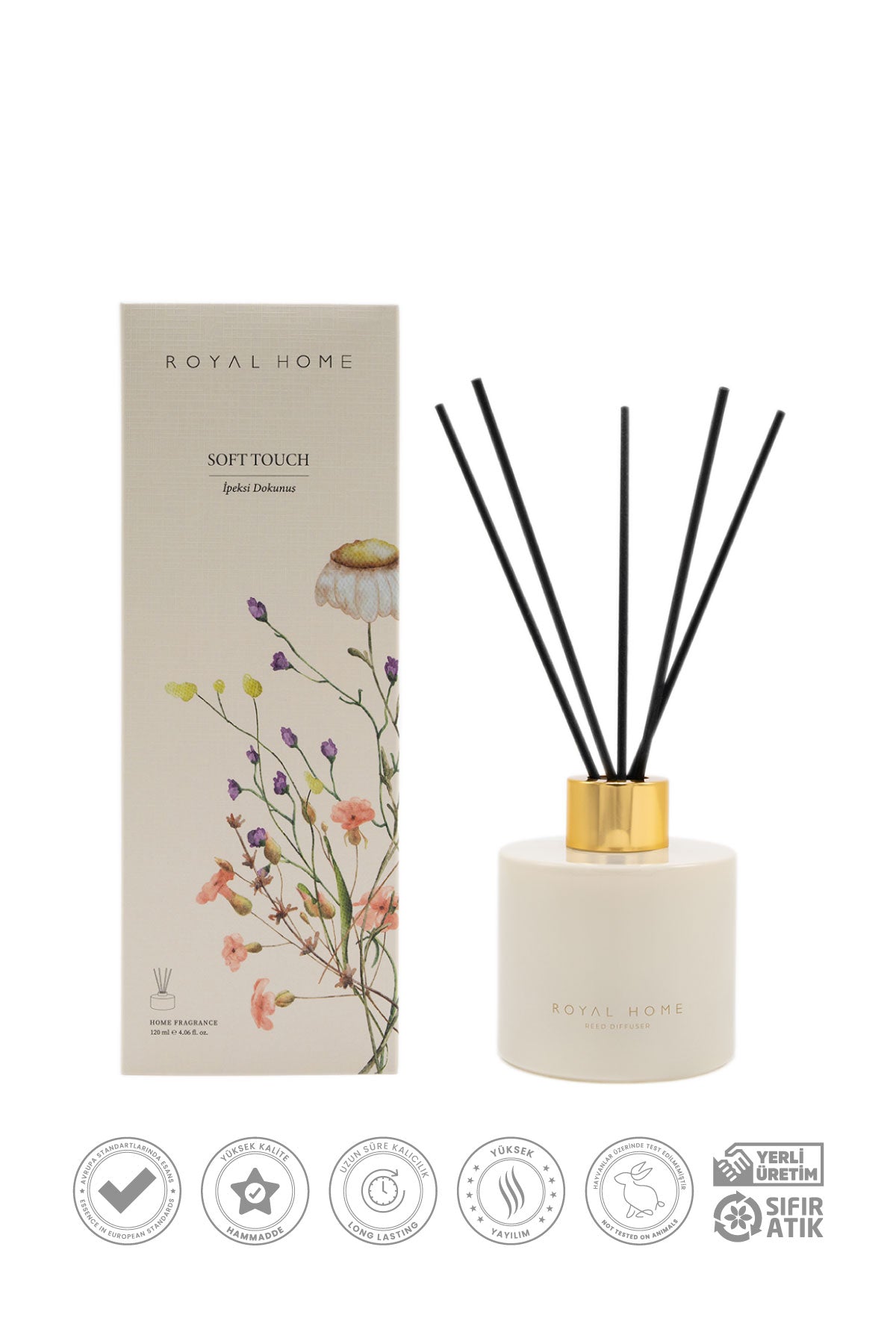 Soft Touch Çubuklu Oda Kokusu 120 ML | Çiçeksi Seri