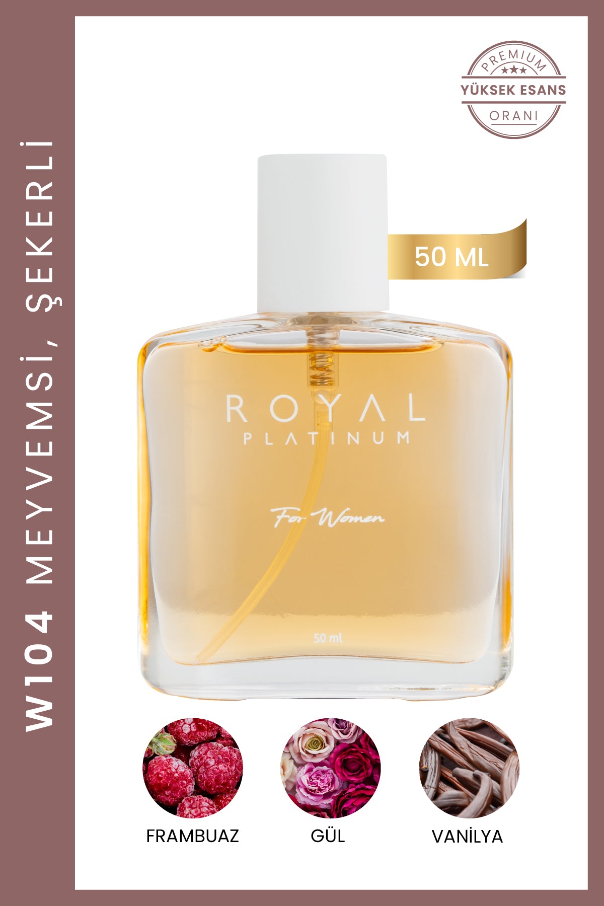 W104 Kadın Parfüm EDP 50 ML | Meyveli Seri