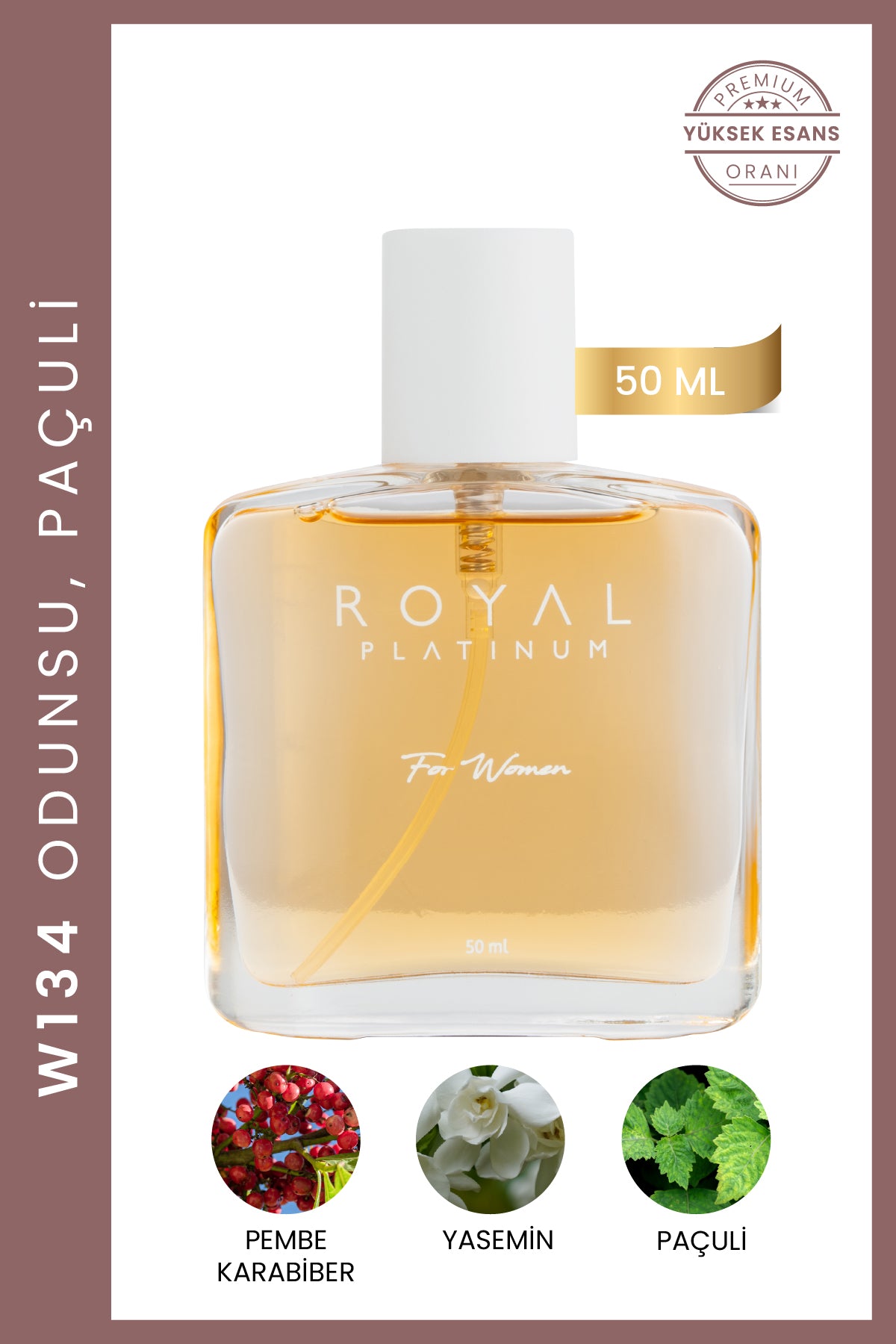 W134 Kadın Parfüm EDP 50 ML | Odunsu Seri