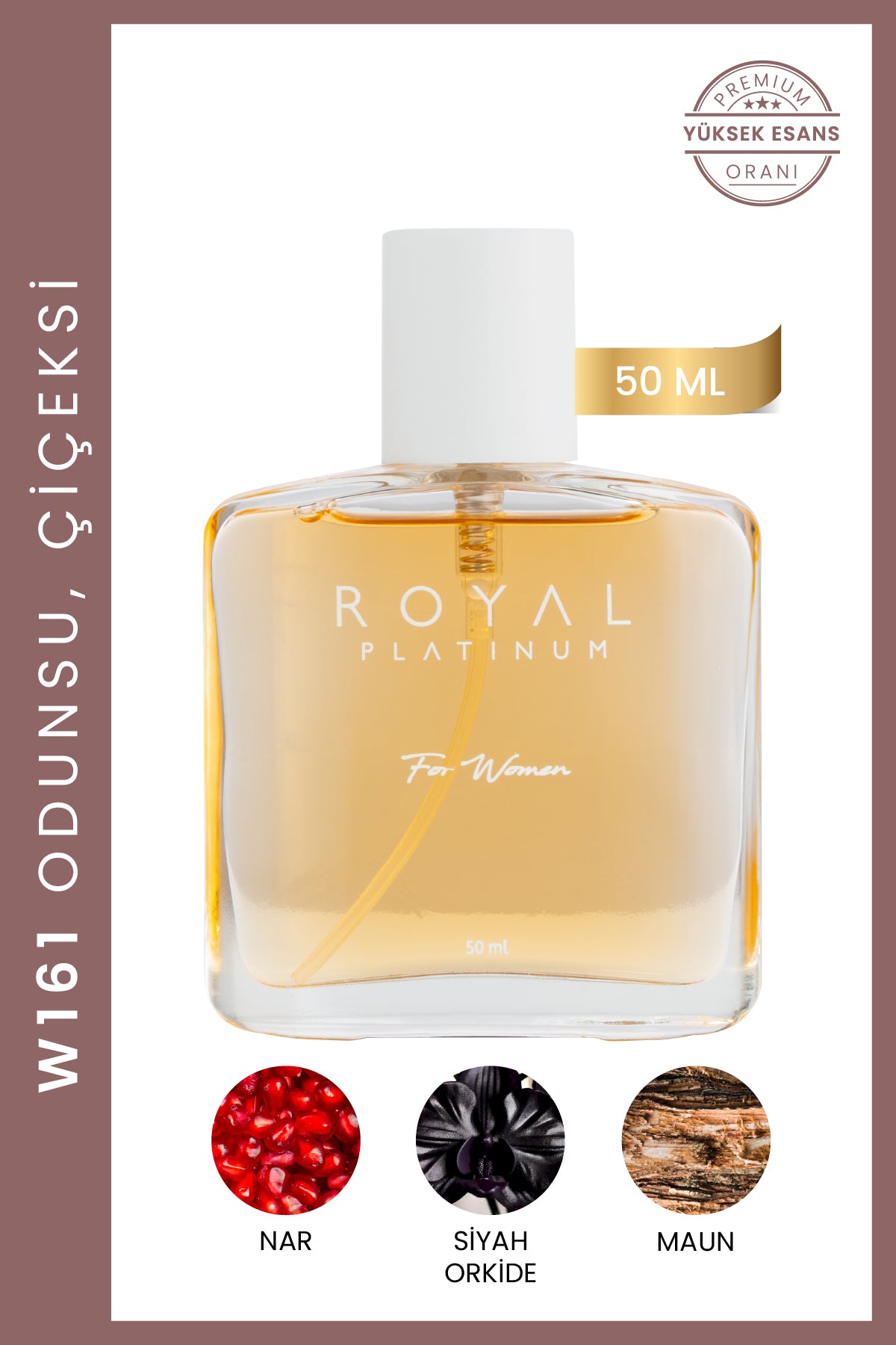 W161 Kadın Parfüm EDP 50 ML | Odunsu Seri