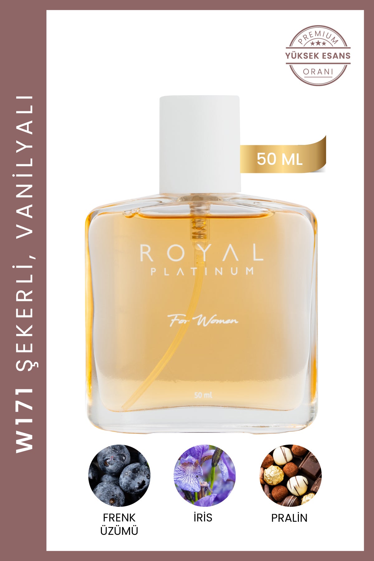 W171 Kadın Parfüm EDP 50 ML | Tatlı Seri