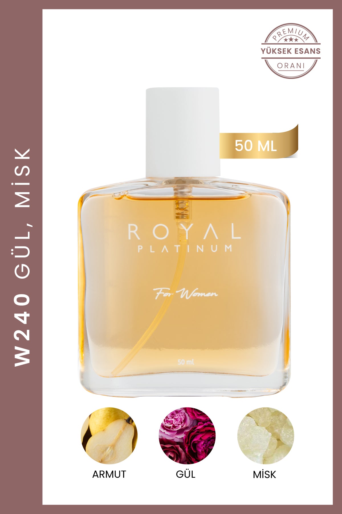 W240 Kadın Parfüm EDP 50 ML | Çiçeksi Seri