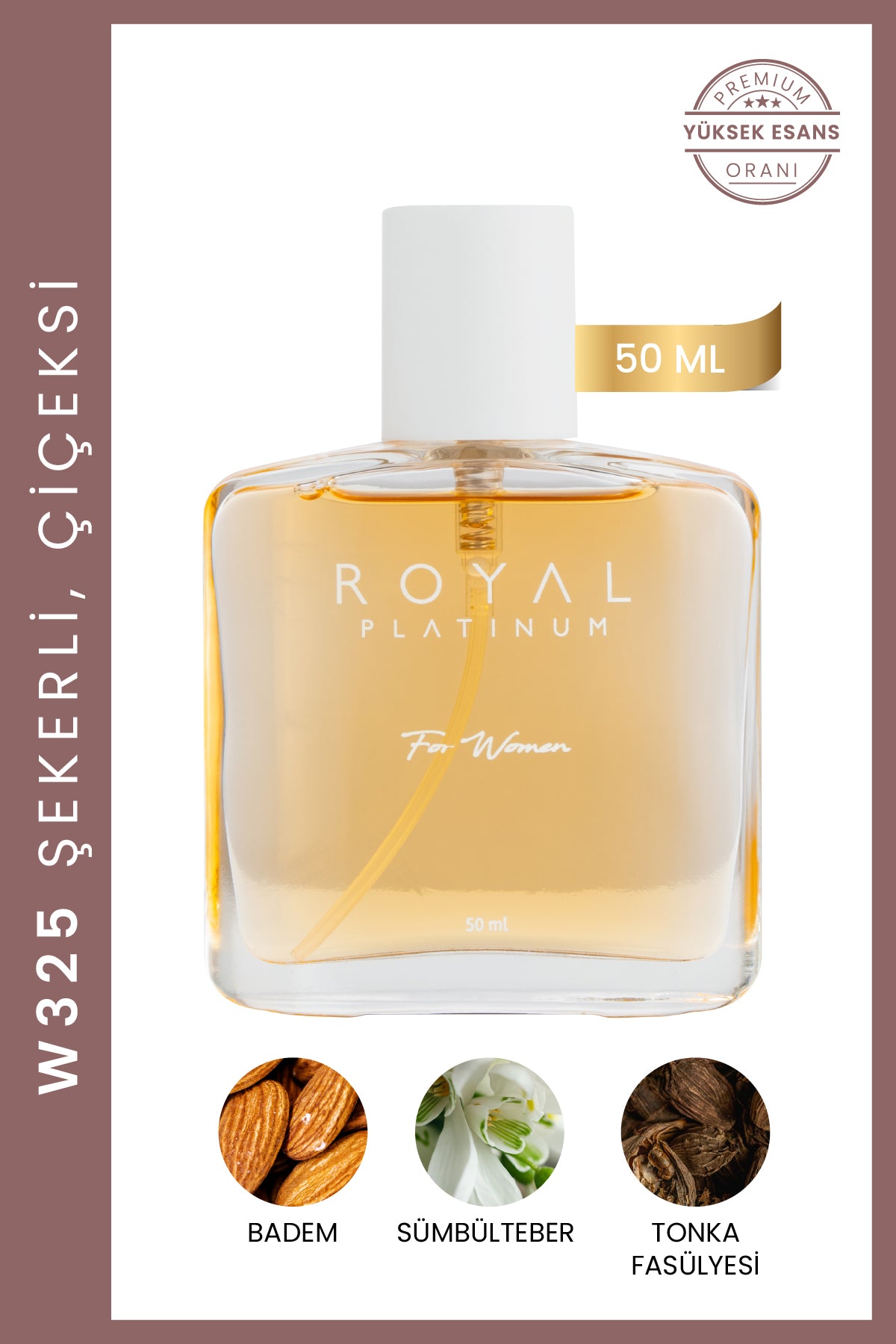 W325 Kadın Parfüm EDP 50 ML | Çiçeksi Seri