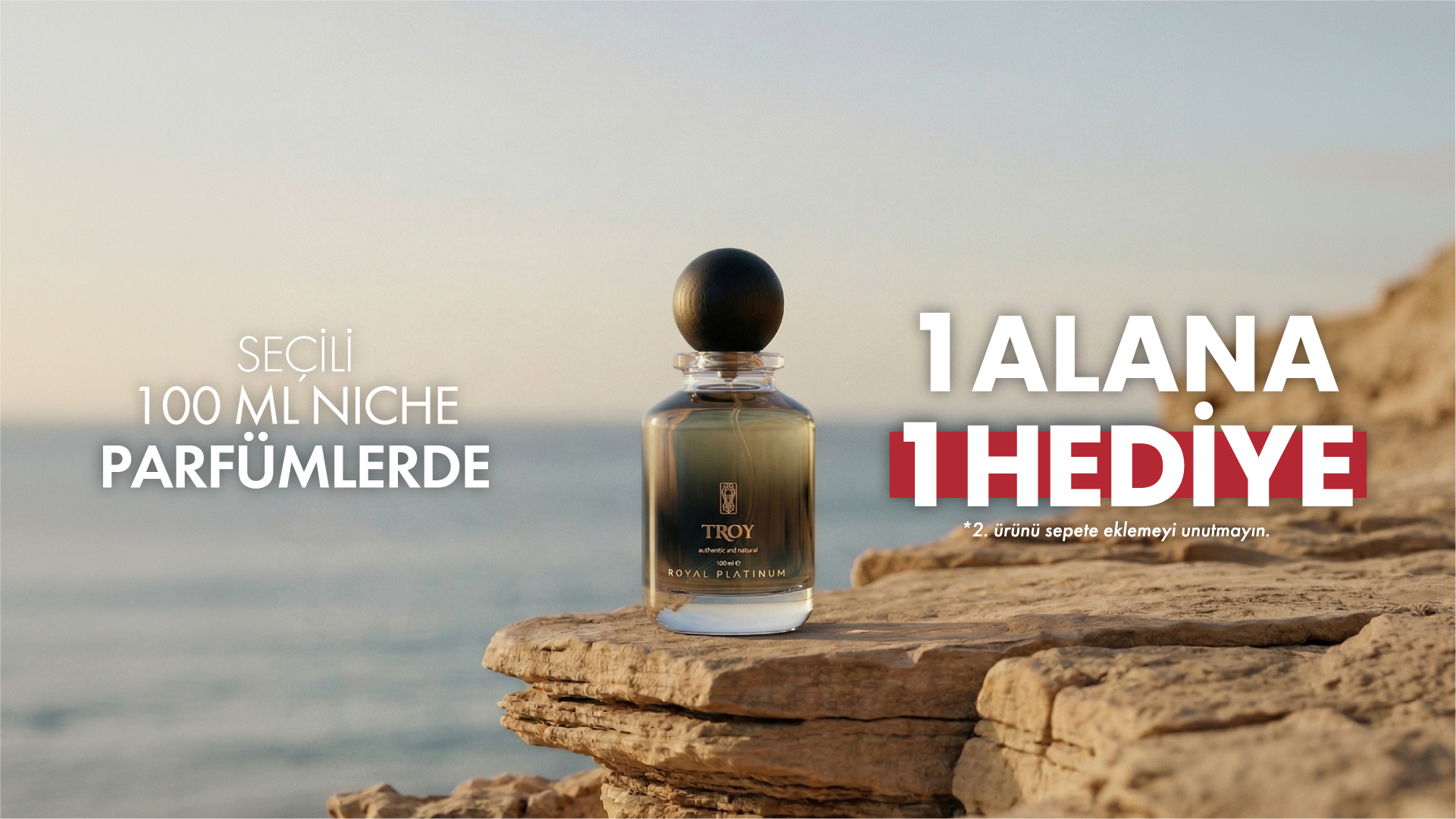 Seçili Niche parfümlerde 1 alana 1 hediye.